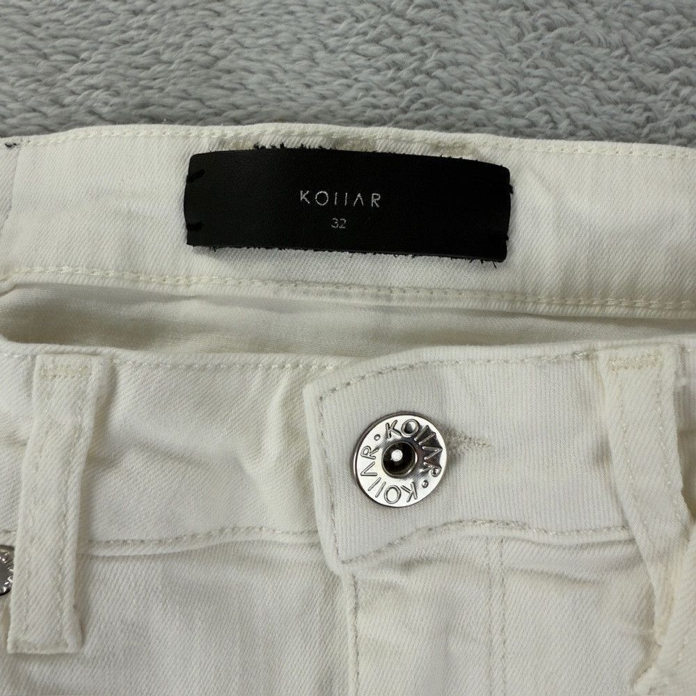 Kollar Clothing Kollar White Denim Bottom Whitr Jeans Men's Size 32 US Size 32" / US 10 / IT 46 - 5 Thumbnail
