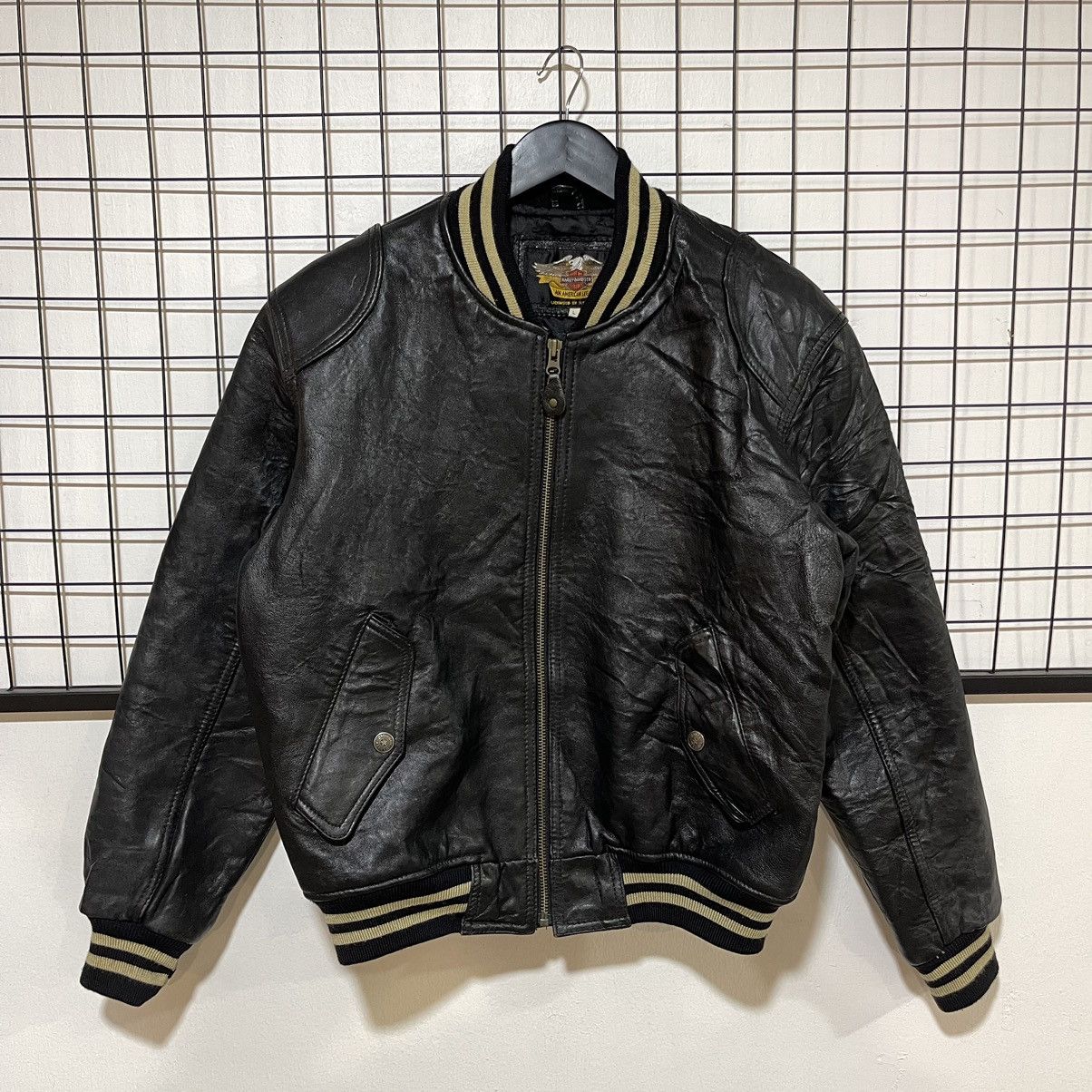 Harley Davidson VINTAGE HARLEYDAVIDSON HDC CORP LEATHER JACKET Size US L / EU 52-54 / 3 - 2 Thumbnail