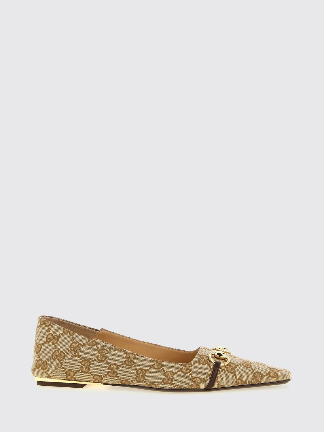 Gucci Gucci Ballet Flat Woman Beige Size US 11 / IT 41 - 1 Thumbnail