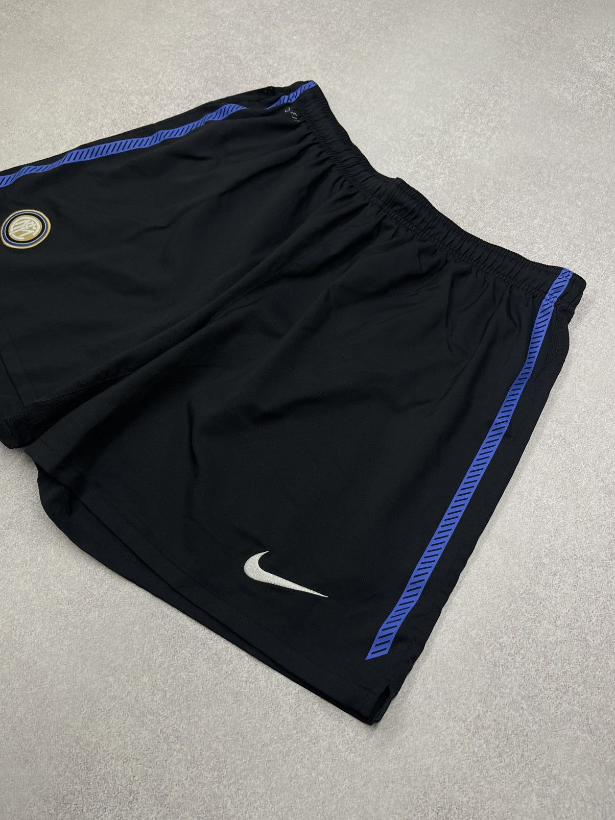 Nike Vintage Nike Inter Soccer Shorts Black Dri Fit Football Size US 36 / EU 52 - 3 Thumbnail