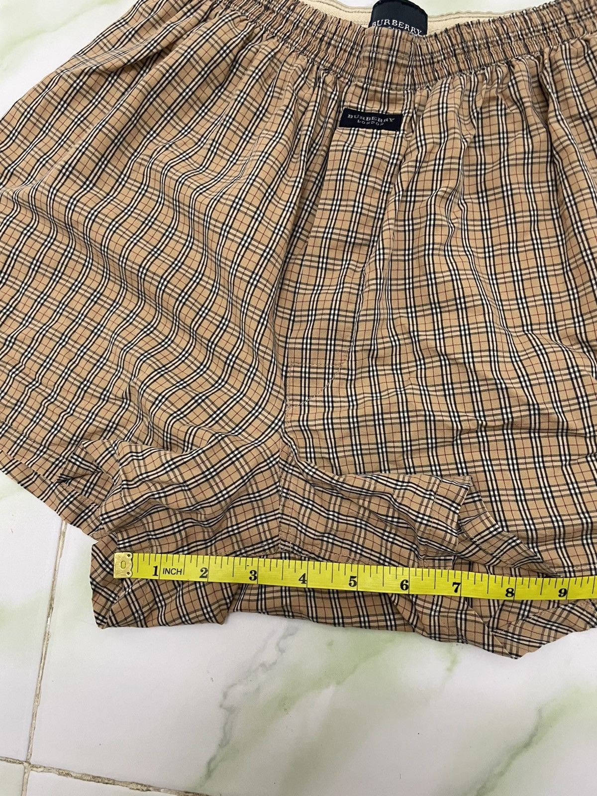 Burberry Burberry Nova Check Boxer Underwear Pant Size 28 - 15 Thumbnail