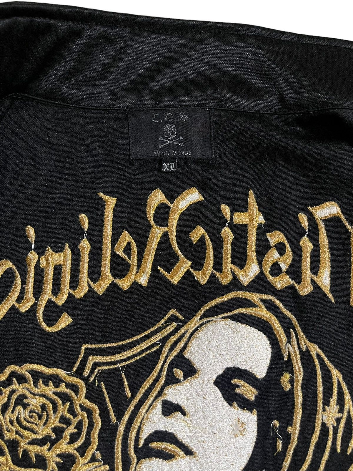Affliction × Japanese Brand × Vintage CDS Jeans Embroidered Track Jacket Size US XL / EU 56 / 4 - 9 Thumbnail