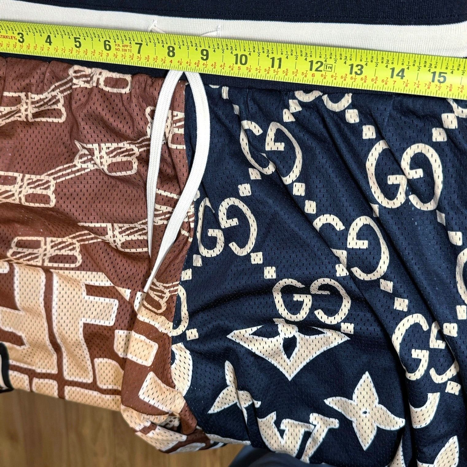 Market •NWT• SECRET CLUB OVERSIZED MONOGRAM MESH SHORTS size Large Size US 33 - 5 Thumbnail