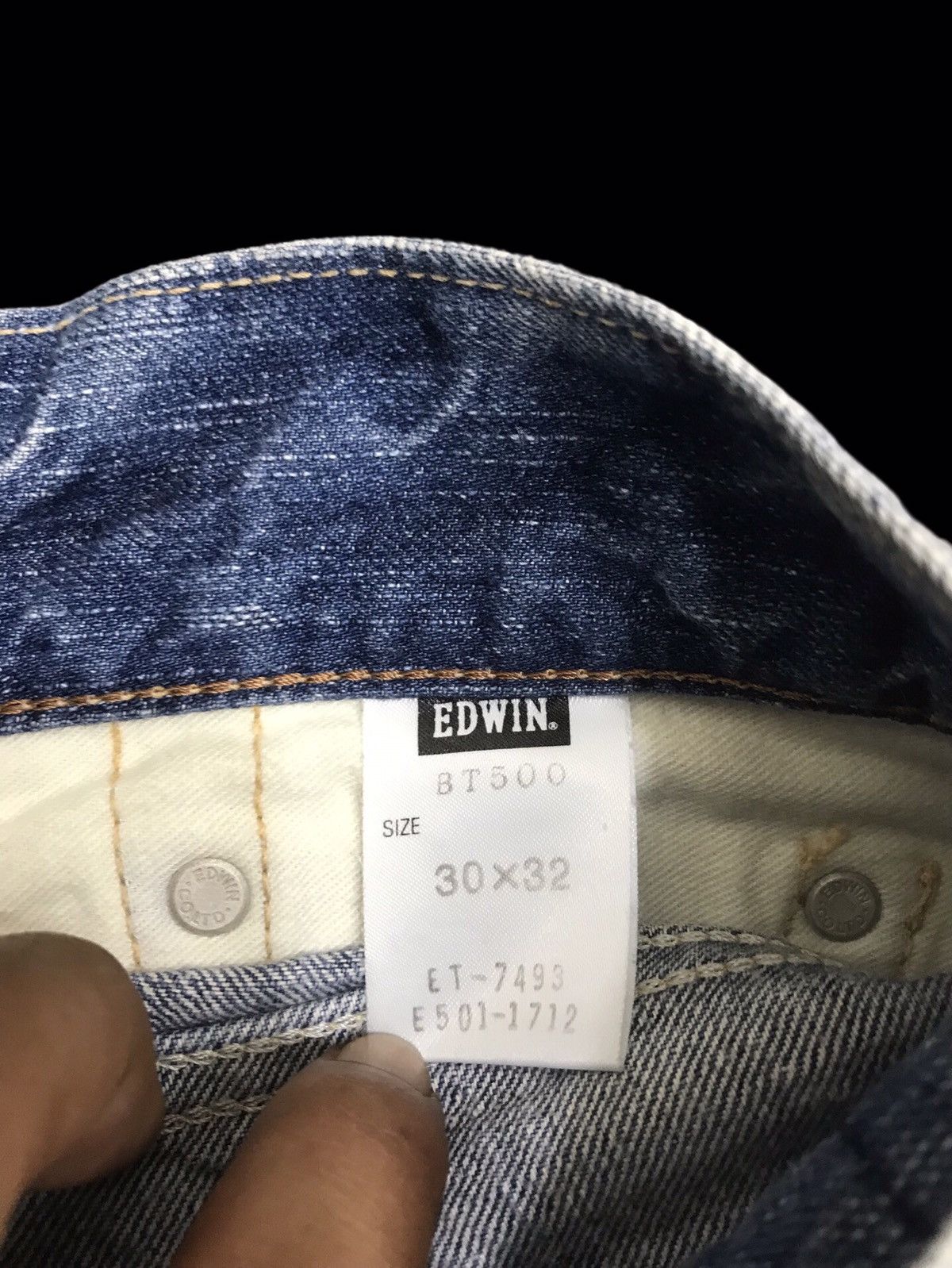 Edwin 💥BOOTCUT💥ARCHIVAL EDWIN DISTRSSD PAINT SPLATTER DENIM F170 Size US 32 / EU 48 - 17 Thumbnail