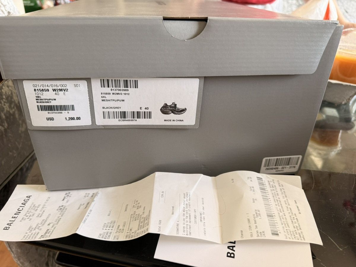 Balenciaga Balenciaga 6XL T7 Negro 815859W2MV2 Factura Real Auténtico Size US 7 / EU 40 - 12 Thumbnail