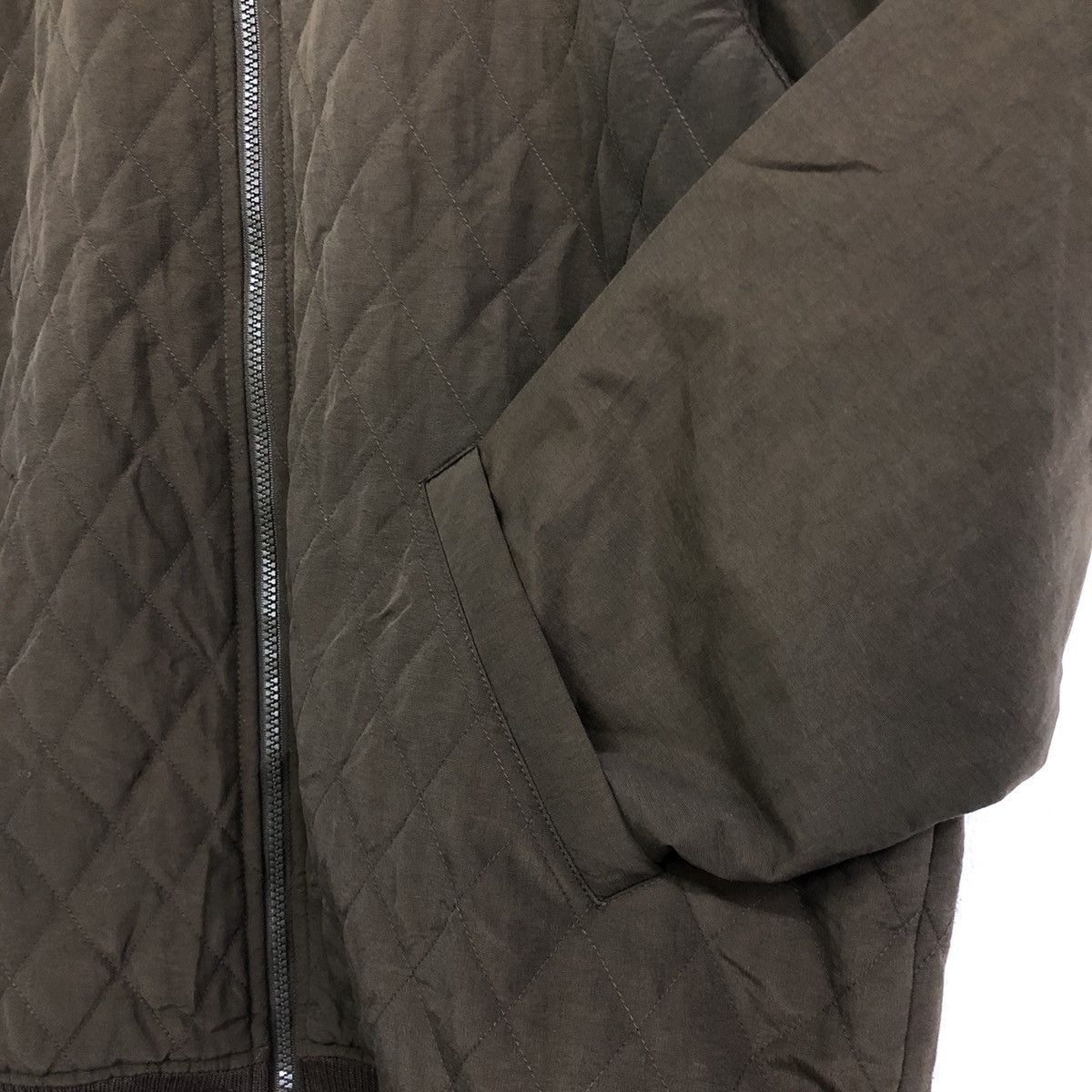 Japanese Brand Q Pronounced Quilted Design Paded Light Jacket Size US L / EU 52-54 / 3 - 8 Thumbnail