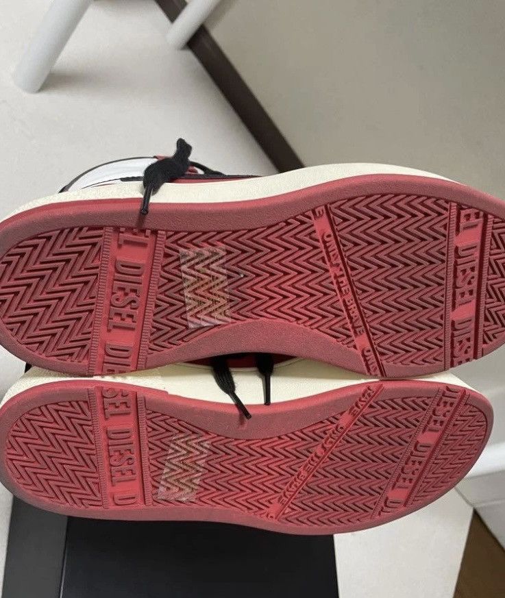 Diesel Diesel S-Ukiyo Red Lifestyle Sneakers 10.5 Size US 10.5 / EU 43-44 - 2 Thumbnail