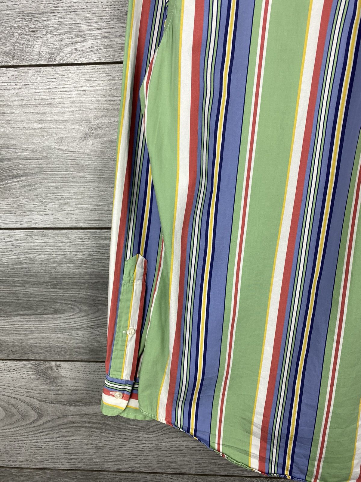 Polo Ralph Lauren Mens Vintage Polo Ralph Lauren Striped Shirt Button Up Size US M / EU 48-50 / 2 - 19 Thumbnail