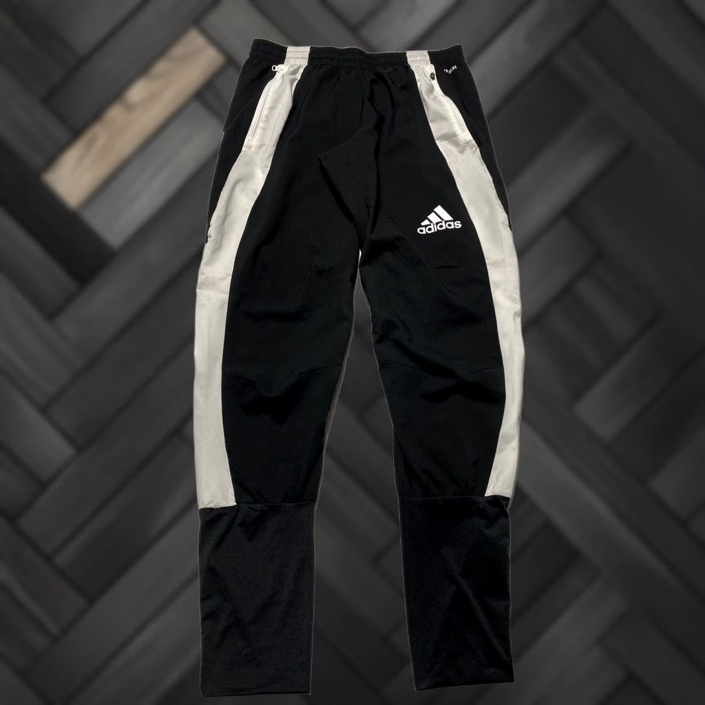 Adidas Adidas Adizero Marathon Primeblue Track Pants Black White Womens S GT3089 Size 28" / US 6 / IT 42 - 1 Thumbnail