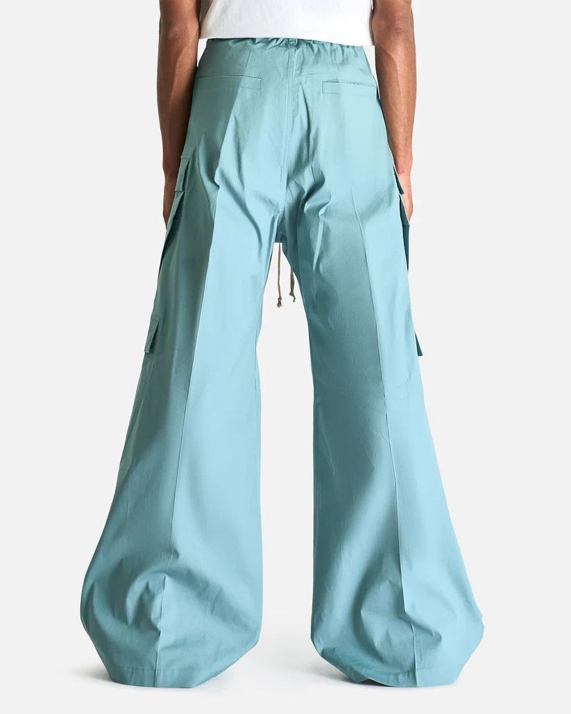 Rick Owens o1s1v1r1oon0825 Cargobelas Pants in Teal Blue Size US 32 / EU 48 - 2 Thumbnail