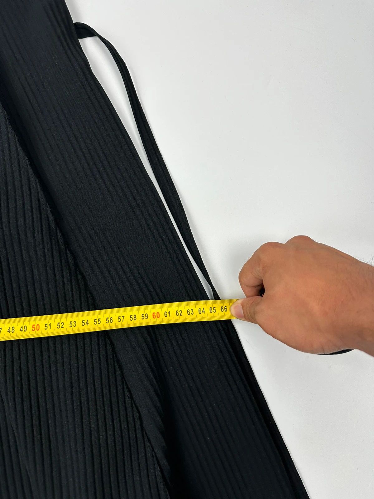 Issey Miyake Issey Miyake Me Pleats Black Strings Dress Size L / US 10 / IT 46 - 12 Thumbnail