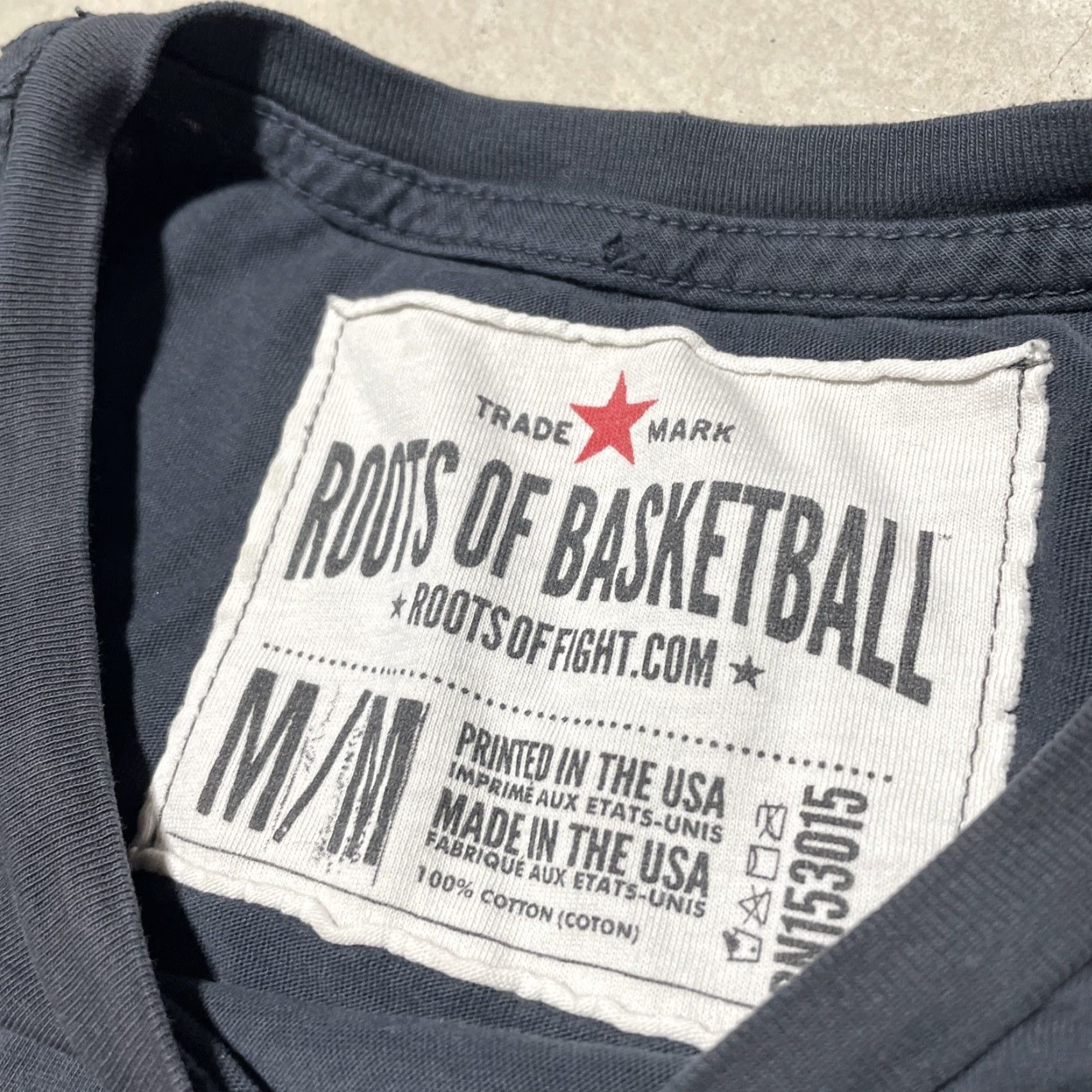 Roots Roots of Fight Julius Erving Basketball Shirt Short Sleeve Crew Neck M Black Cotton Men T-Shirt Vintage No SZ M Size US M / EU 48-50 / 2 - 3 Thumbnail