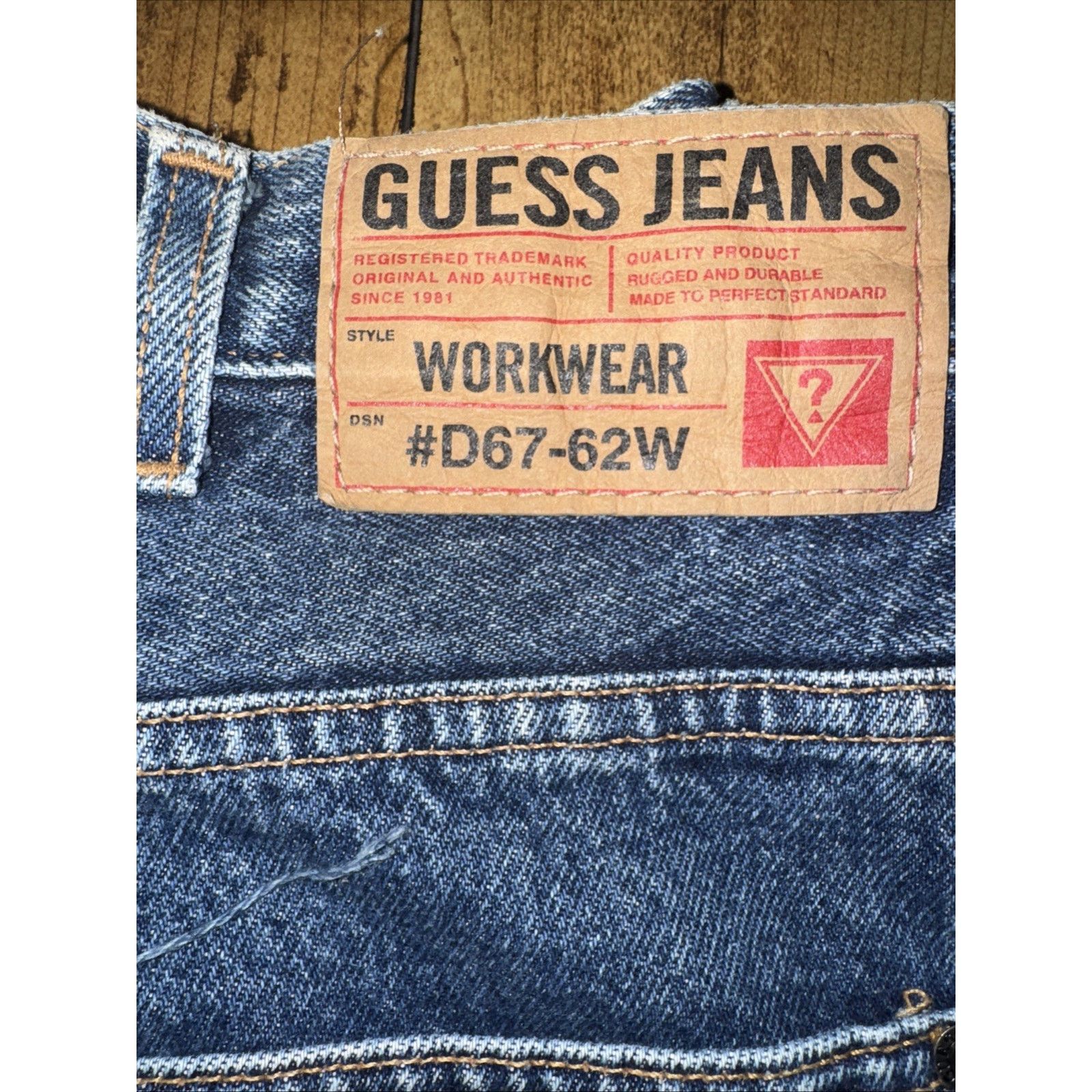 Guess Vintage Guess Carpenter Jeans 32x35 Y2K Utility Workwear USA Size US 32 / EU 48 - 5 Thumbnail