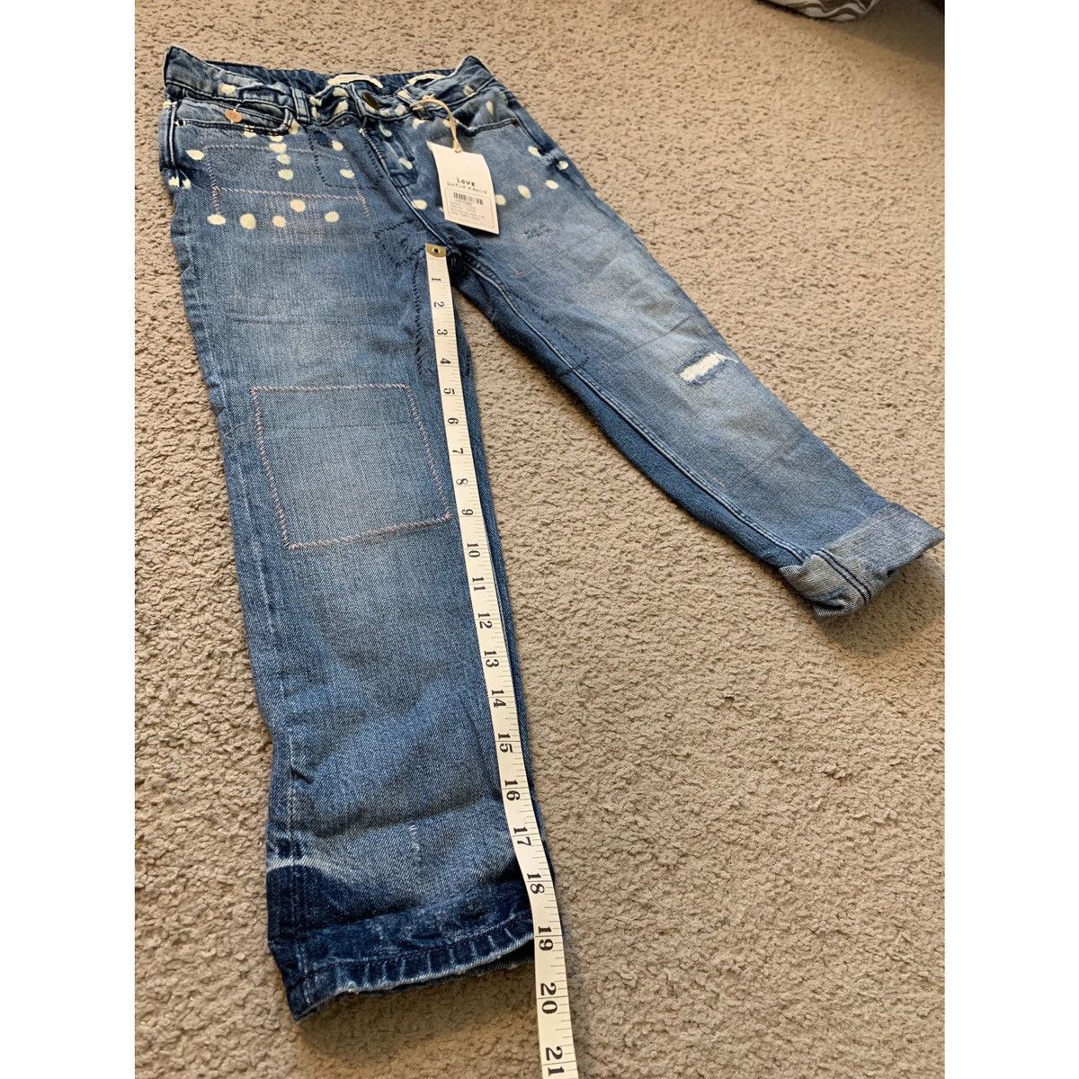 Scotch & Soda SCOTCH AND SODA GIRLS DISTRESSED BOY FRIEND FIT JEANS Size 24" / US 00 / IT 34 - 19 Thumbnail