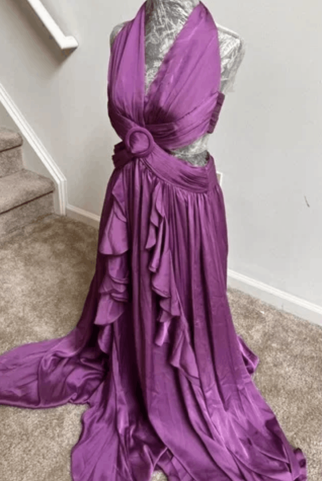 Other PatBo Sleeveless Ruffle Cutout Gown Size M / US 6-8 / IT 42-44 - 5 Thumbnail