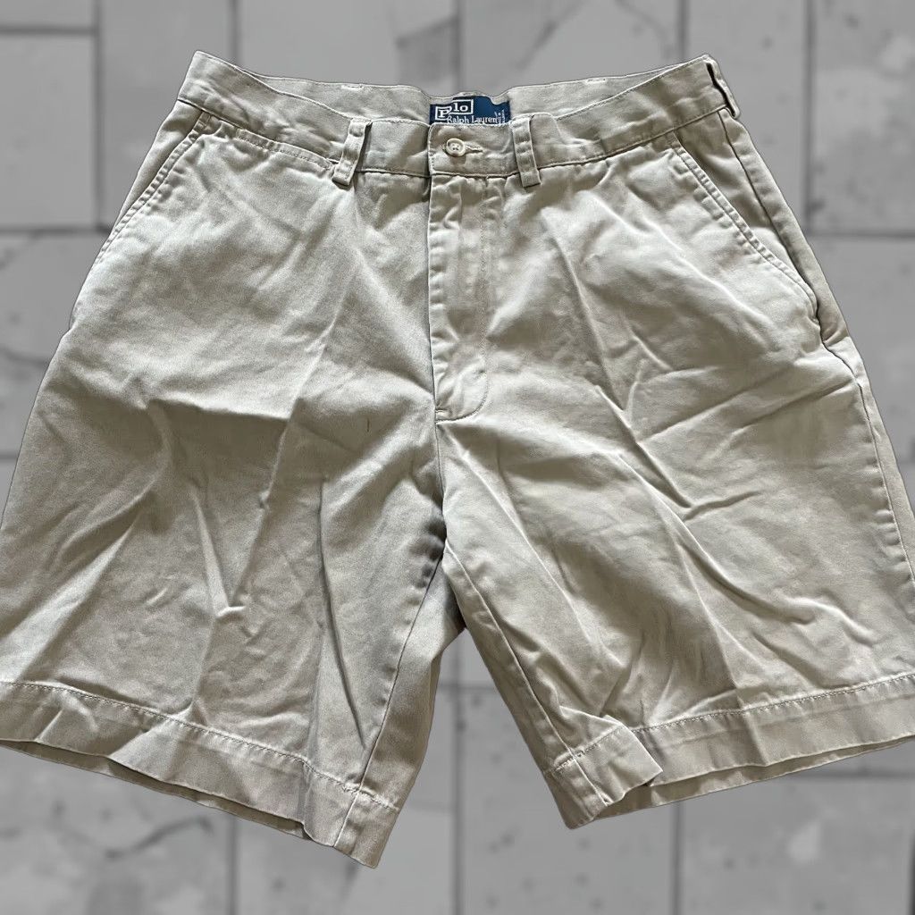 Polo Ralph Lauren Polo Ralph Lauren Chino Shorts Mens 34 Beige 100% Cotton Classic Casual Polo by Ralph Lauren Polo Ralph Lauren Mens 34 Beige Chino Shorts Size US S / EU 44-46 / 1 - 1 Thumbnail