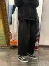 Other Solid Color Wide Leg Pants Mens Pleated Elastic Waist Size US 30 / EU 46 - 1 Thumbnail
