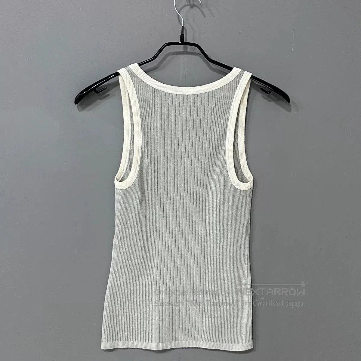 Chanel gray cashmere knit tank top by Chanel. Size XS / US 0-2 / IT 36-38 - 4 Thumbnail
