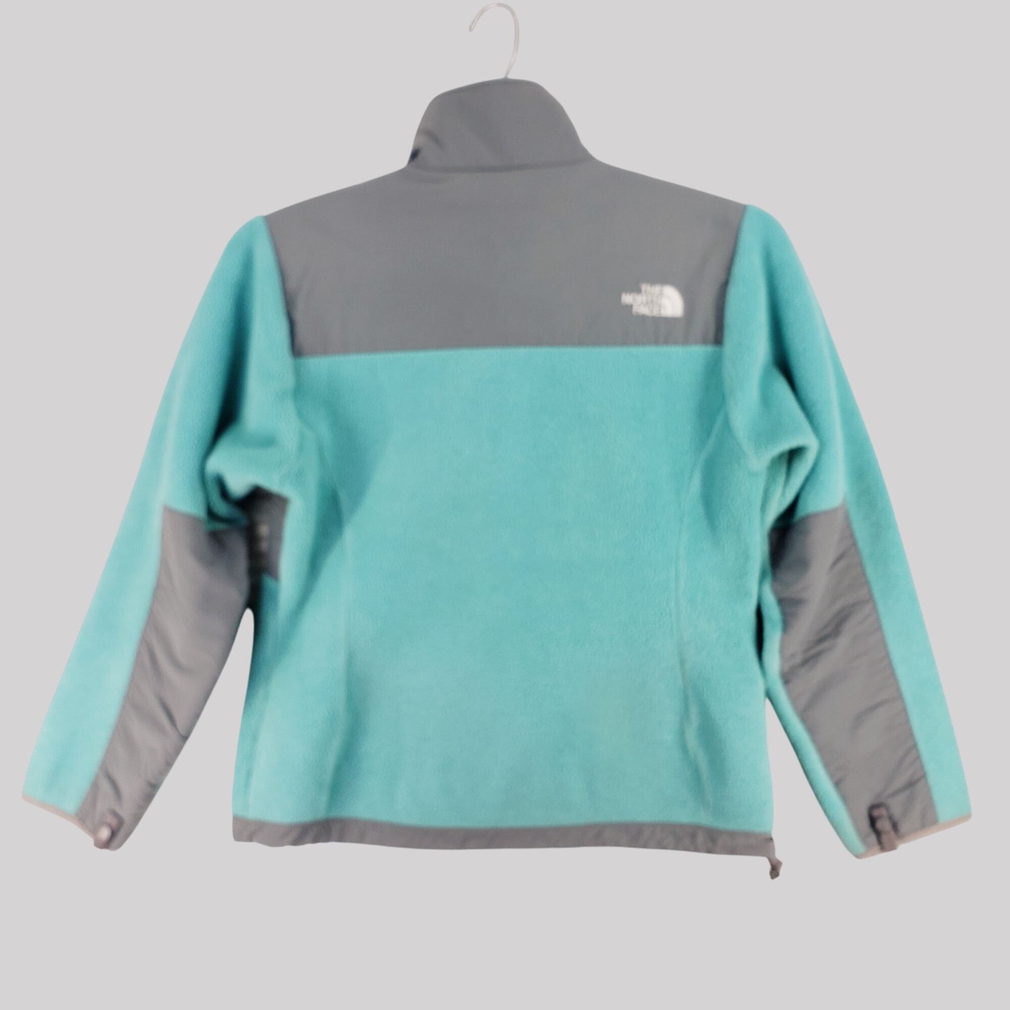 The North Face The North Face Womens Turquoise & Gray Full-Zip Fleece Jacke Size S / US 4 / IT 40 - 2 Thumbnail