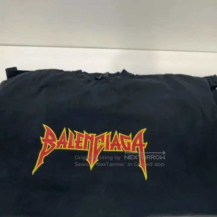 Balenciaga Balenciaga SS22 Metallica Graphic Black T. Size US M / EU 48-50 / 2 - 3 Thumbnail