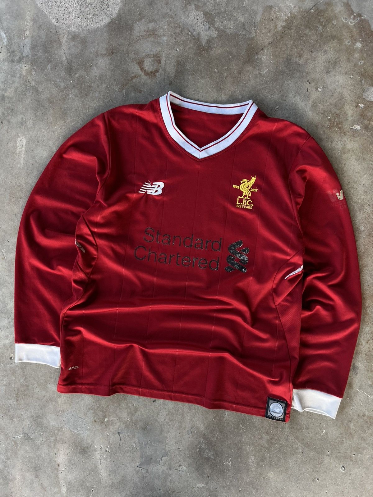 New Balance Vintage New Balance Liverpool FC Soccer Futbol Jersey Kit Size US M / EU 48-50 / 2 - 2 Thumbnail