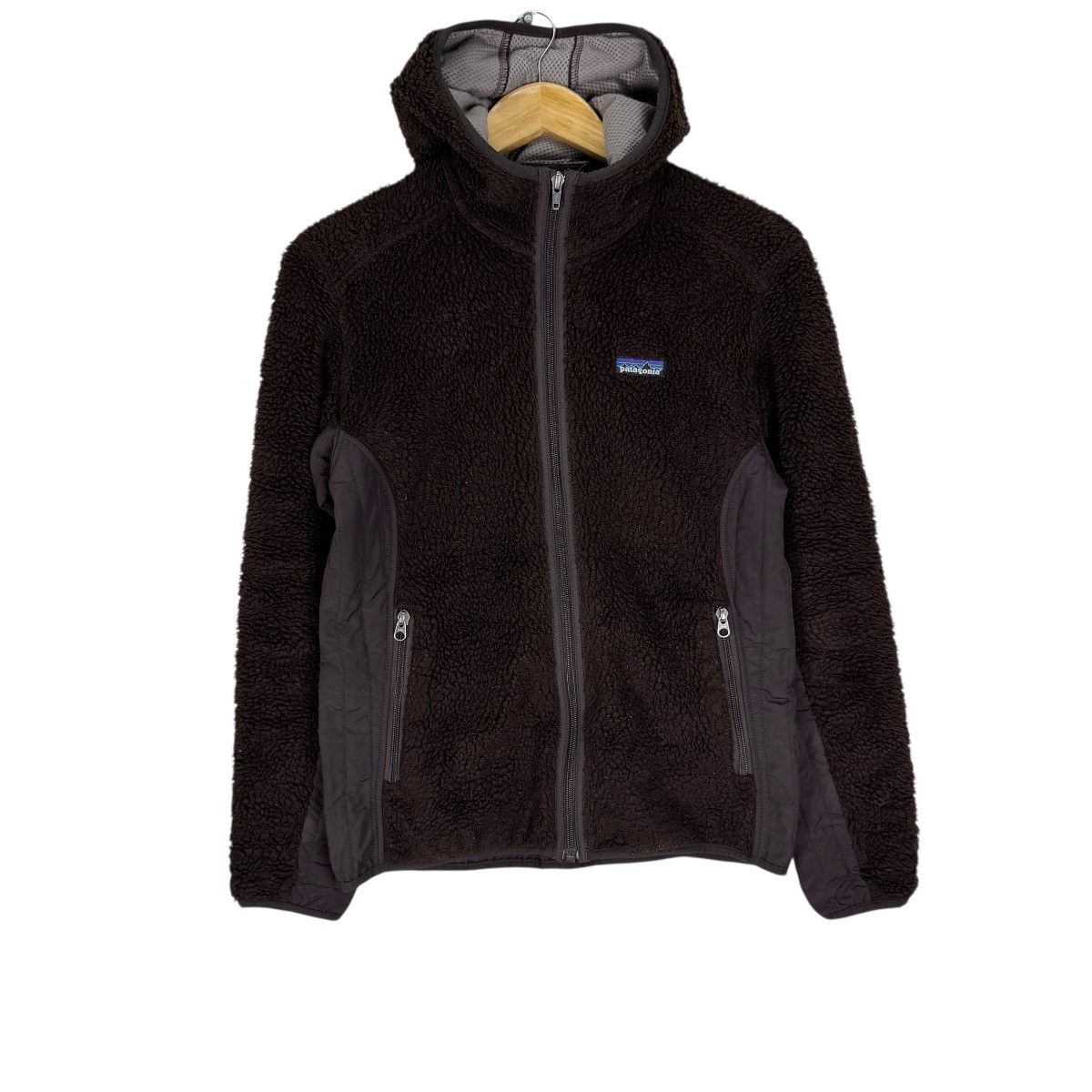 Patagonia 🌟PATAGONIA HOODIE DEEP PILE FLEECE JACKET Size M / US 6-8 / IT 42-44 - 2 Thumbnail