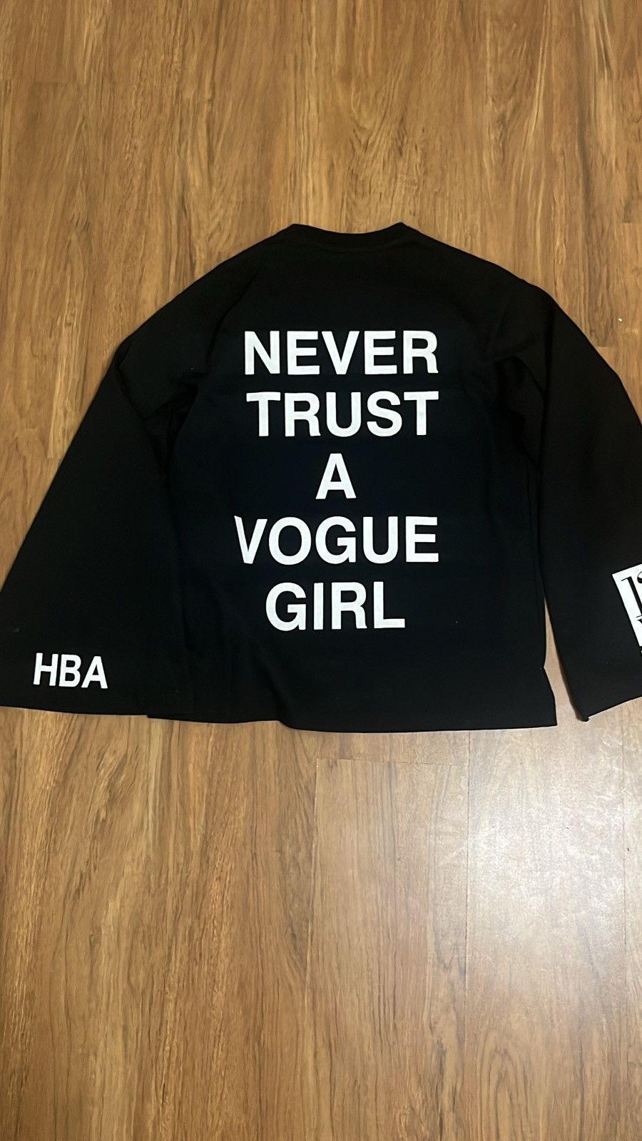 Hood By Air Hood By Air Never Trust A Vogue Girl Long Sleeve