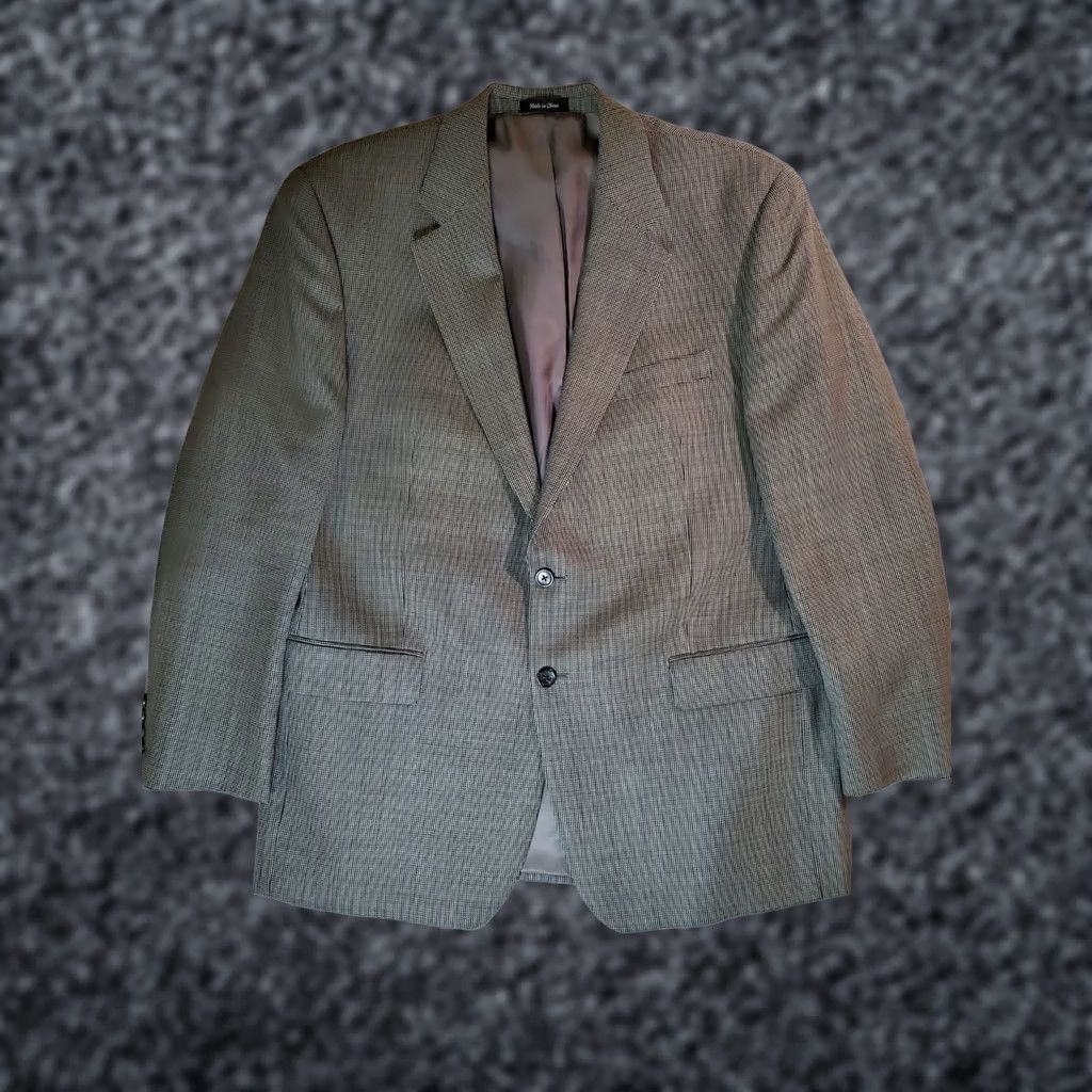Chaps Chaps Ralph Lauren Mens Blazer Size 44R Gray 100% Wool Sports Coat Size 44R - 1 Thumbnail