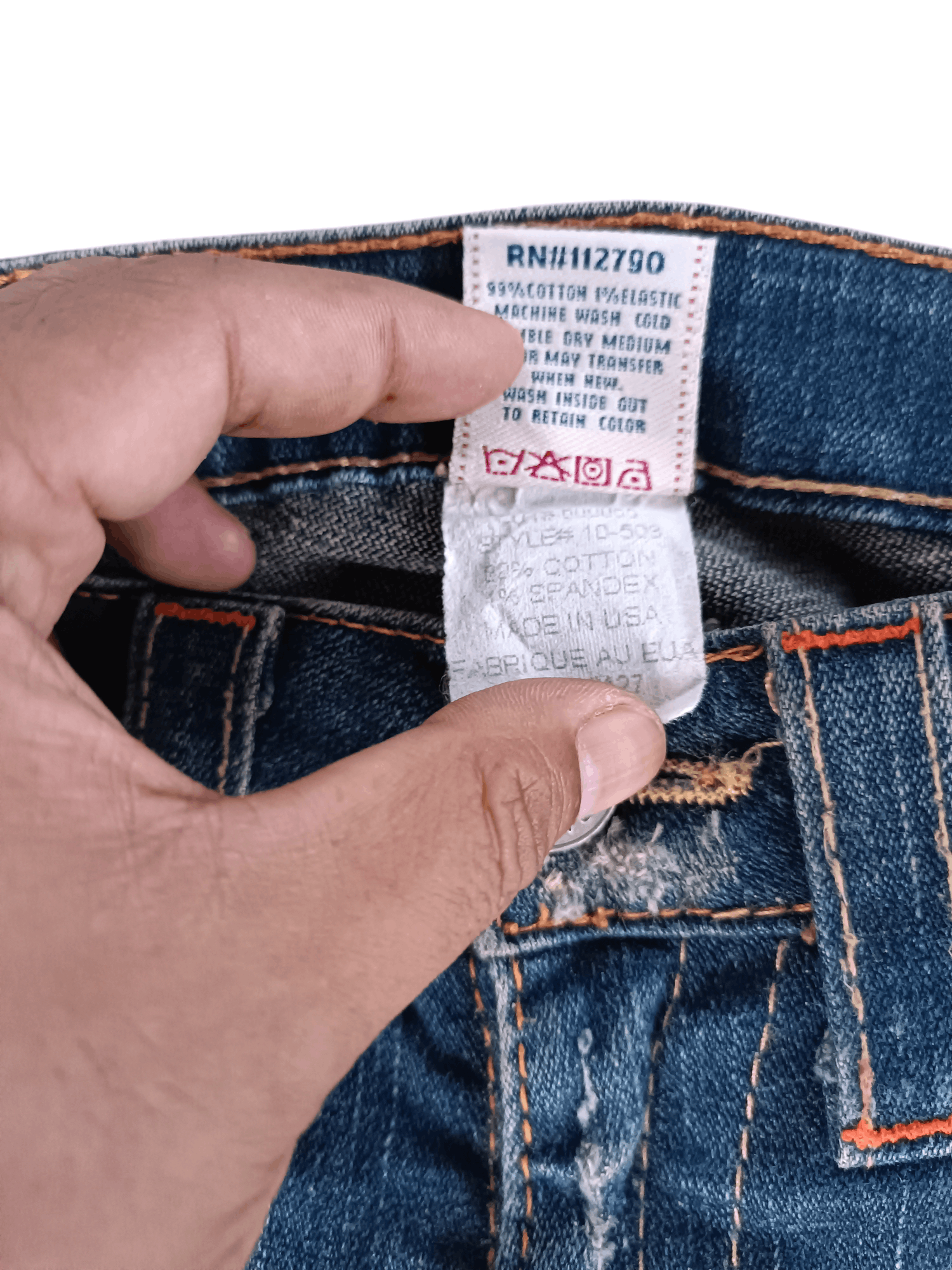 True Religion × Vintage True Religion ひ Joey Flare Distressed Unisex Jeans Size US 28 / EU 44 - 10 Thumbnail
