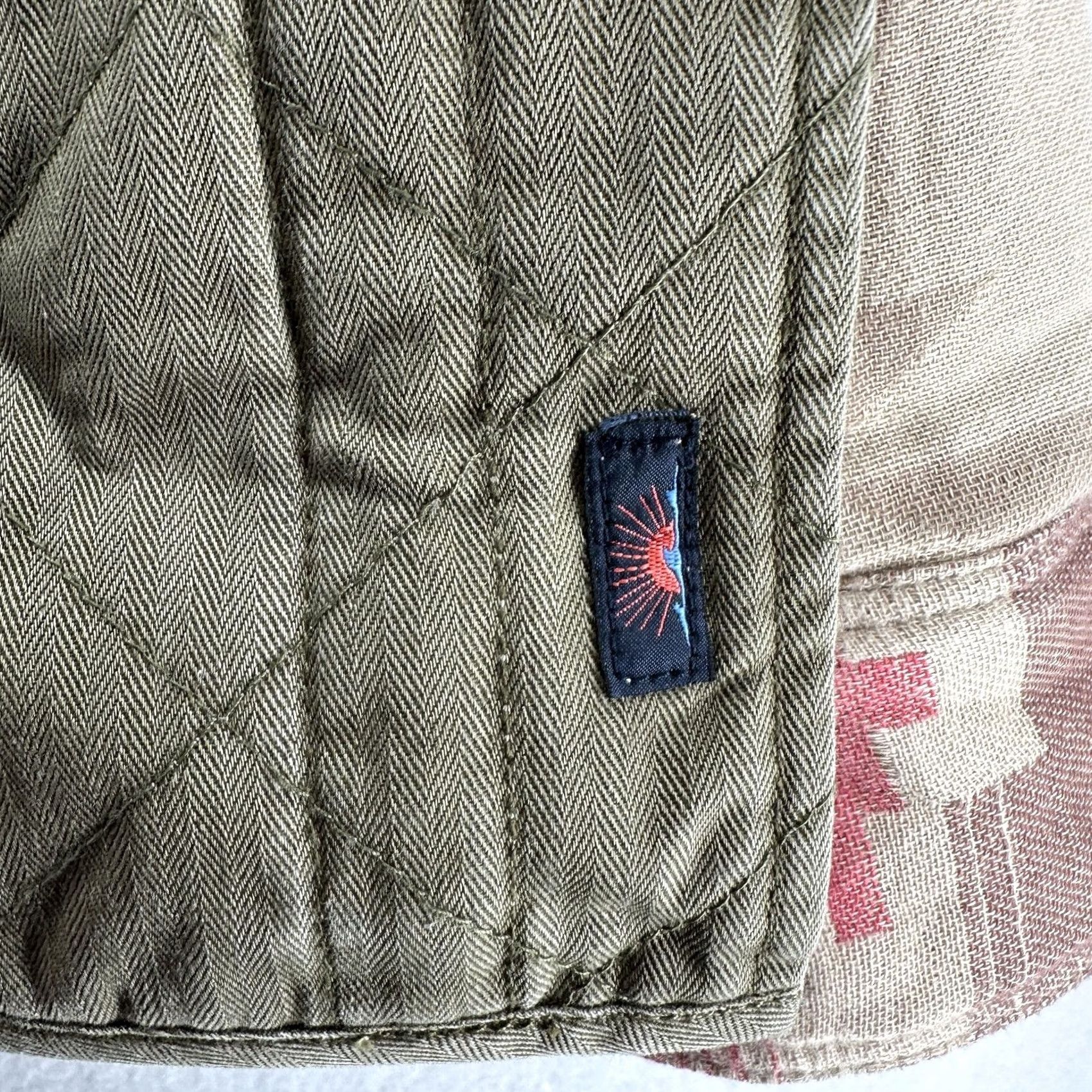 Faherty Faherty Quilted Jacket Mens XL Beige Reversible Southwestern Geometric Wool? No Wool? Size US XL / EU 56 / 4 - 5 Thumbnail