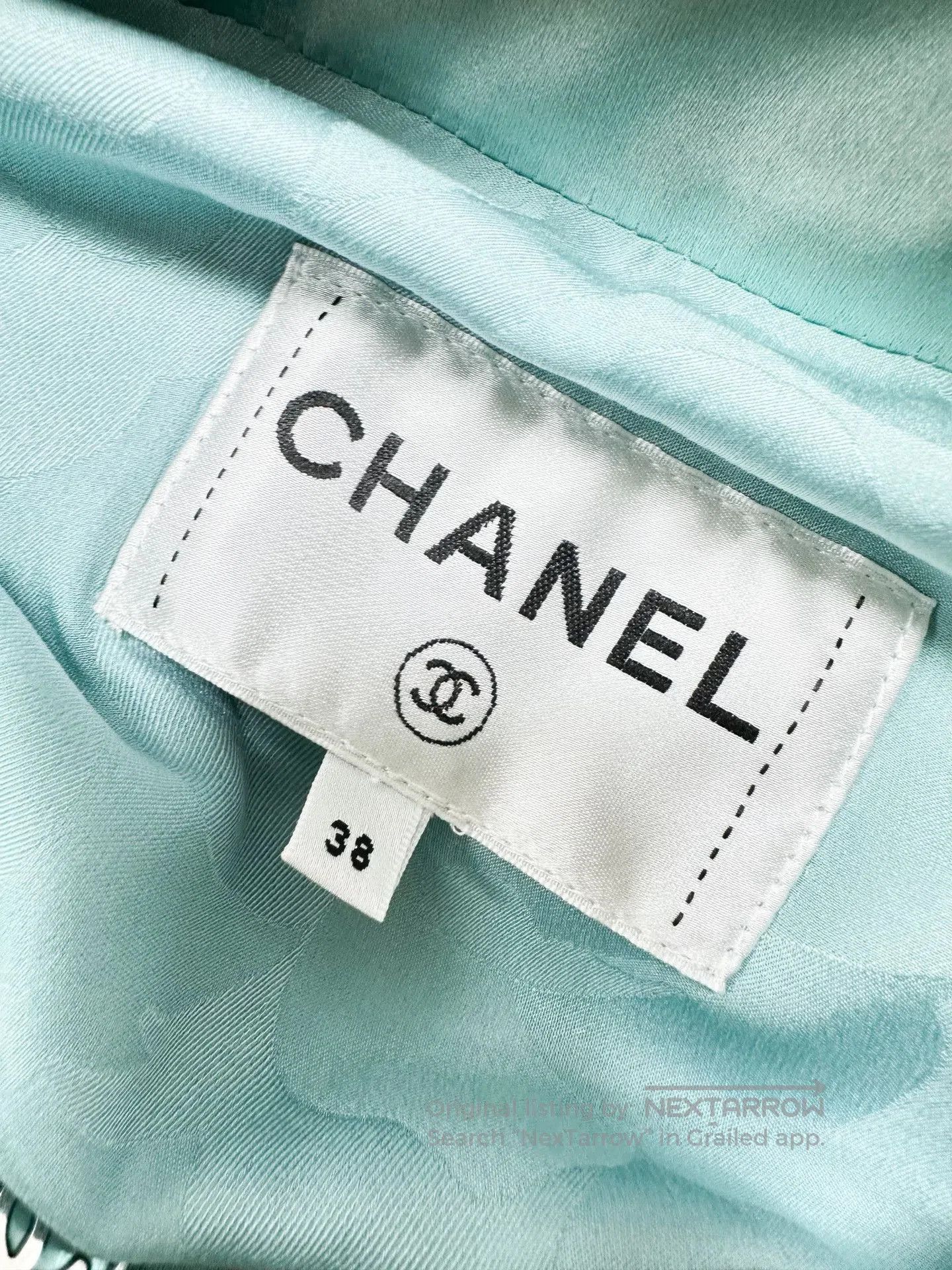 Chanel Chanel Silk Satin Quilted Trench Coat. Size S / US 4 / IT 40 - 4 Thumbnail