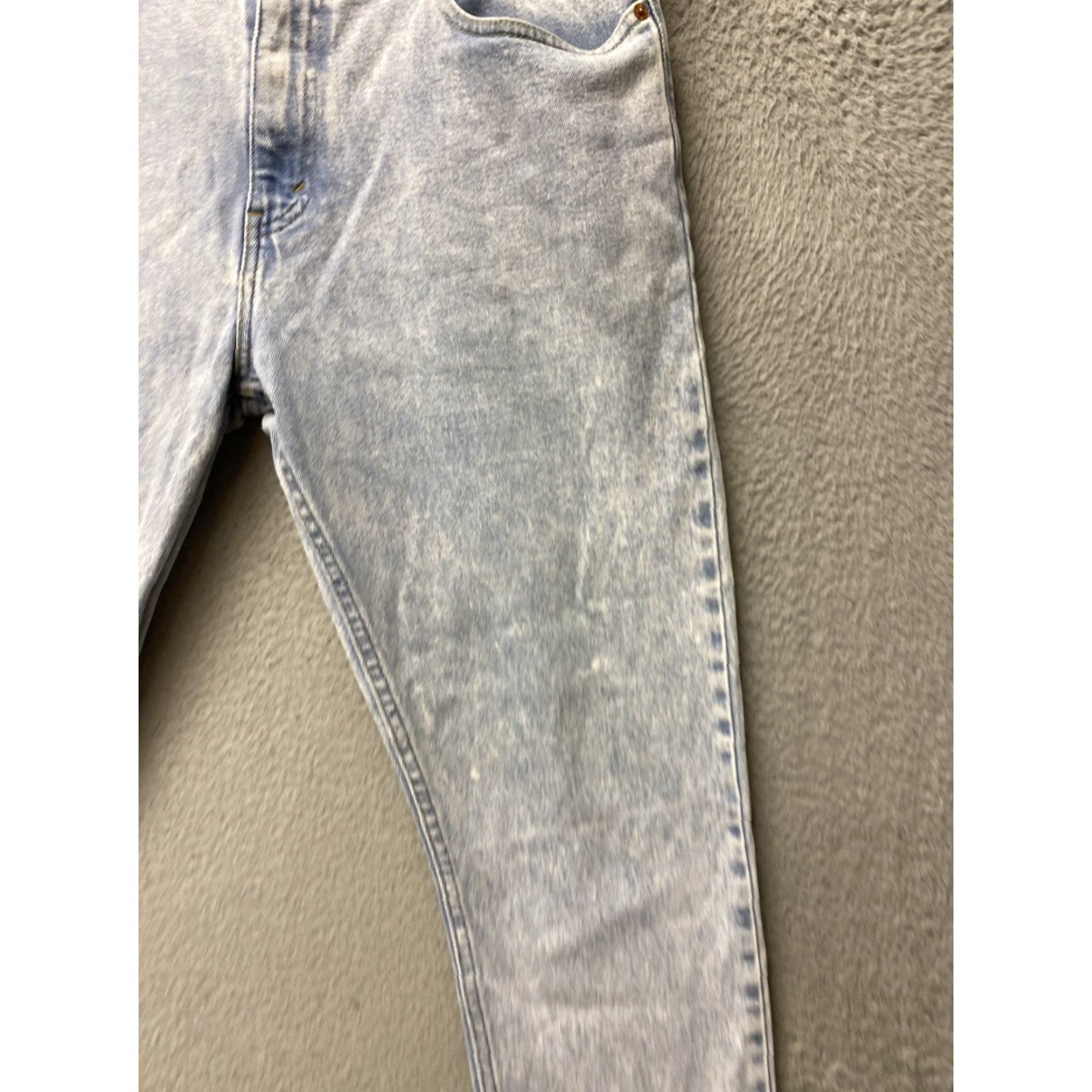 Levi's Levi’s Jeans Mens 36x32 Regular Fit Straight Leg Denim Blue Cotton Zip Pockets 0577 Signature Logo Size US 36 / EU 52 - 4 Thumbnail