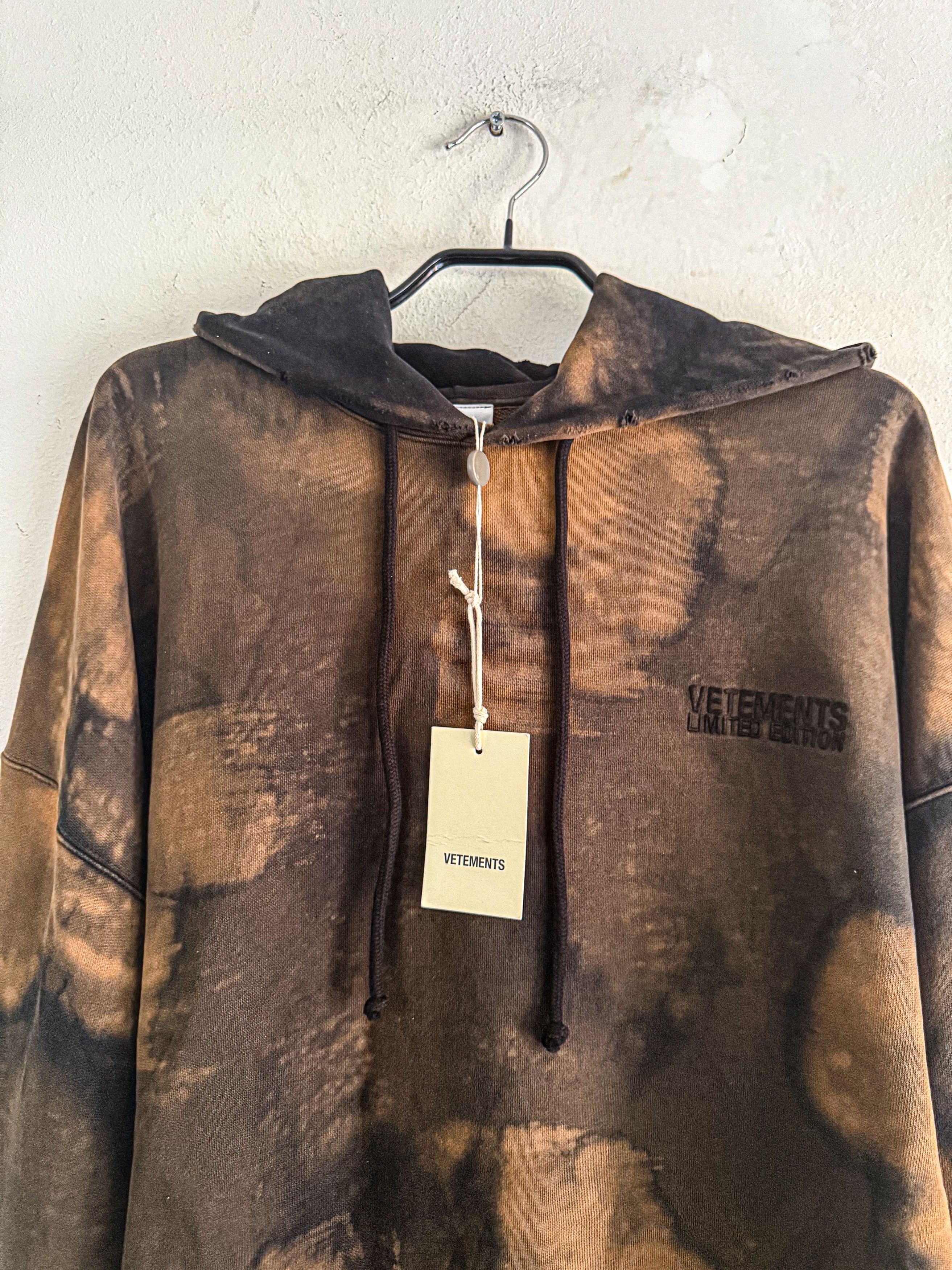 Vetements Overbleached Cotton Hoodie Size US L / EU 52-54 / 3 - 4 Thumbnail