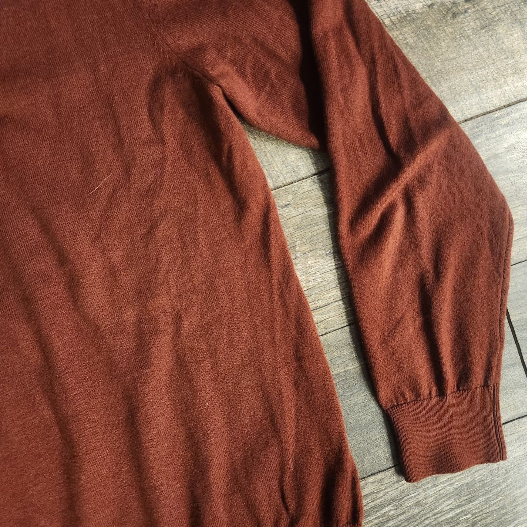 Vintage Wills Sweater Mens Medium Crewneck Cotton Cashmere Blend Sweater Brown Crew Neck Pullover Regular M Mens Shirt Size US M / EU 48-50 / 2 - 5 Thumbnail