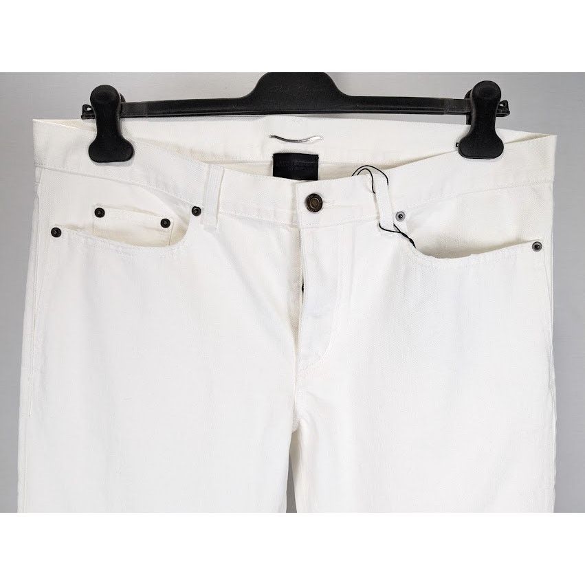 Saint Laurent Paris o1rshd1 Jeans in White Size US 34 / EU 50 - 9 Thumbnail