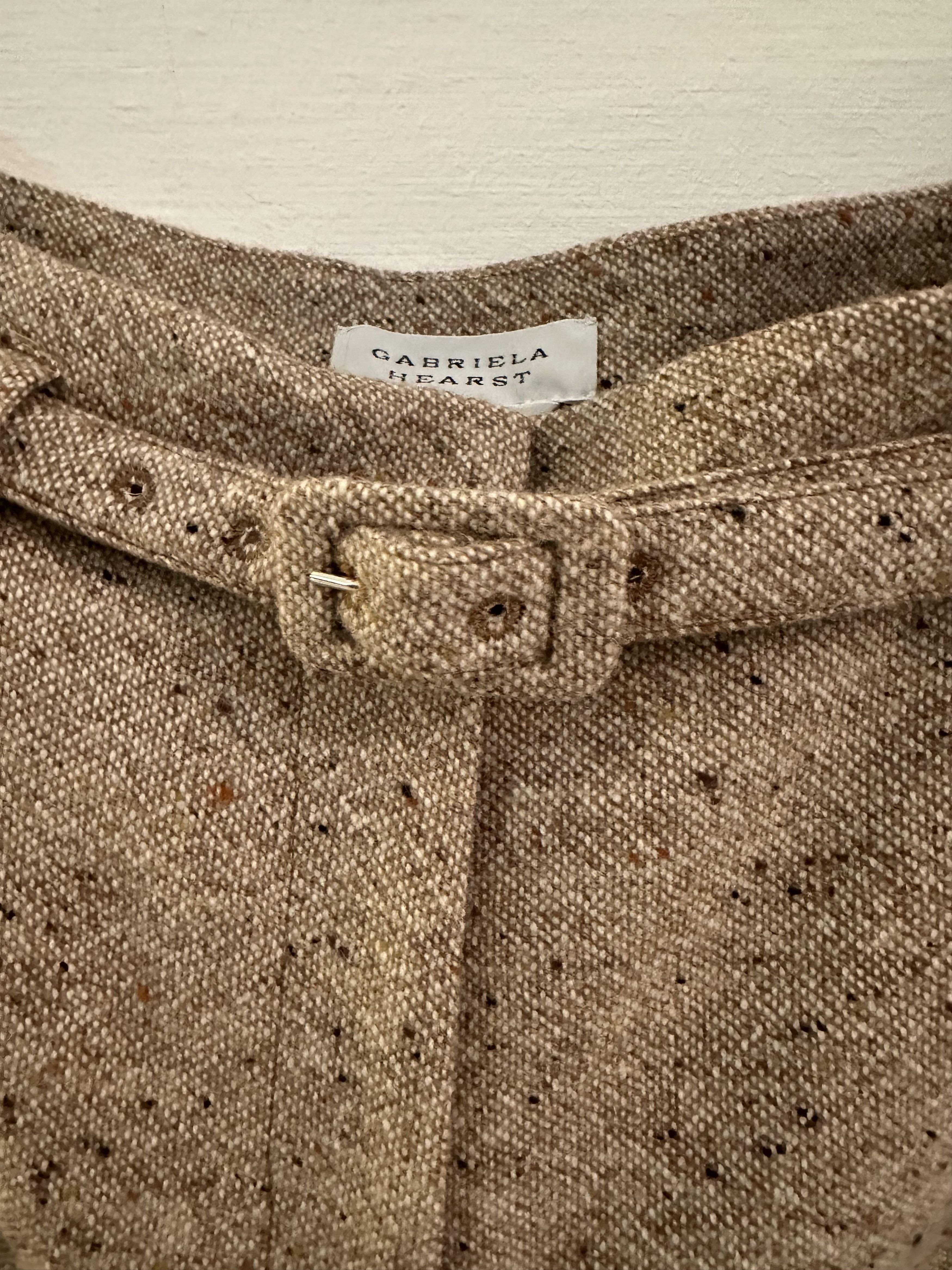 Gabriela Hearst Josh Pant in oatmeal multi Size 32" / US 10 / IT 46 - 4 Thumbnail