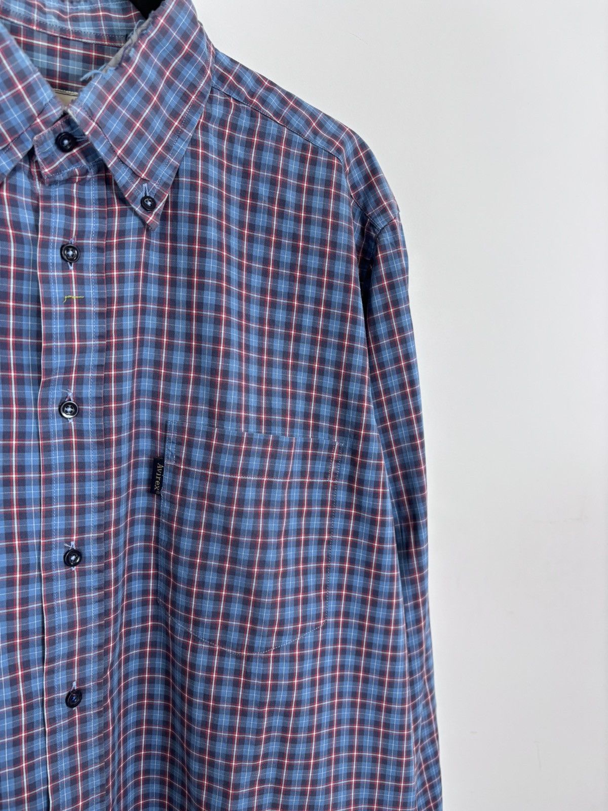 Avirex Vintage Avirex USA Checkered Army Military Long Sleeve Shirt Size US L / EU 52-54 / 3 - 6 Thumbnail