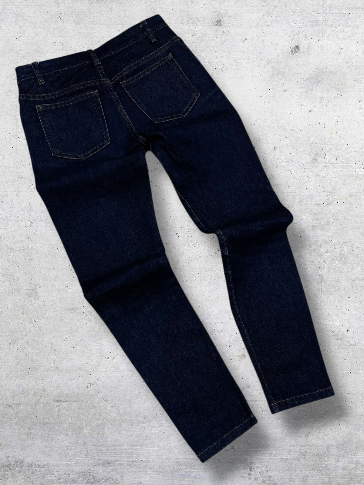 A.P.C. VINTAGE A.P.C DENIM ETROIT COURT SKINNY DARK BLUE STREETWEAR Size US 26 / EU 42 - 9 Thumbnail