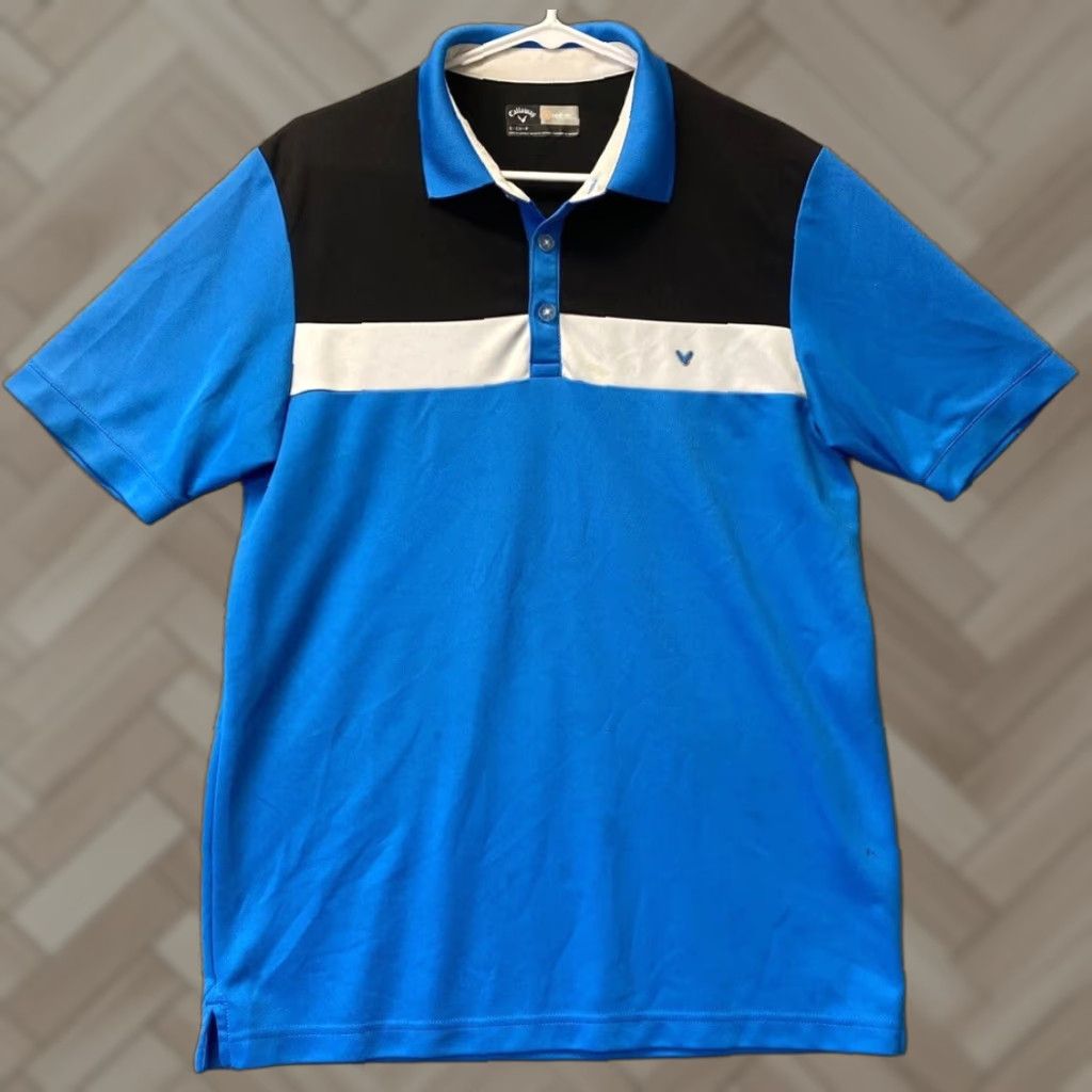 Callaway Callaway Polo Shirt S Adult Blue Casual Stretch Rugby Golf Mens 96-42 Size US S / EU 44-46 / 1 - 1 Thumbnail
