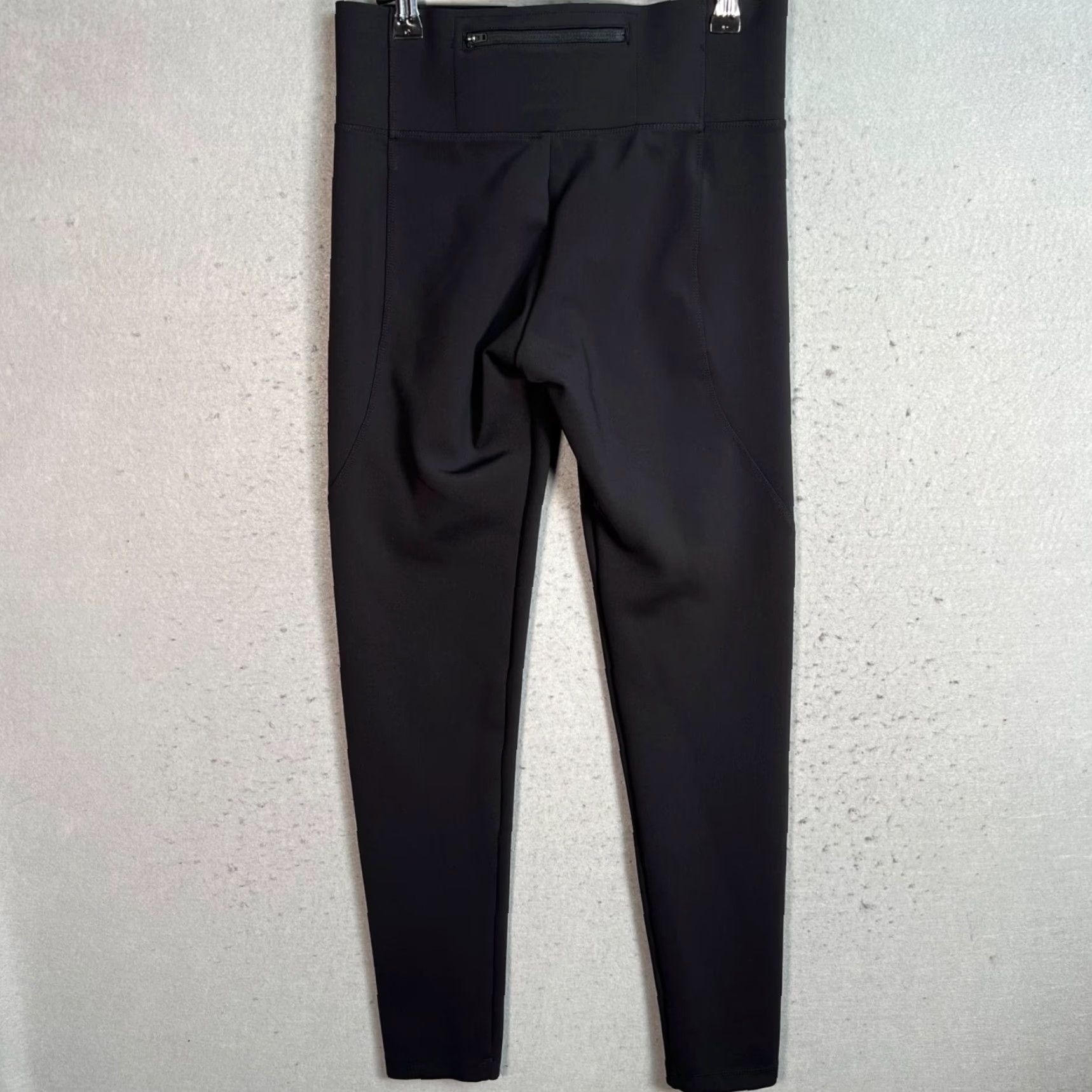 Y-3 Y-3 Womens Black High-Rise Leggings Designed By Yohji Yamamoto Medium Leggings Womens Black High-Rise Size 32" / US 10 / IT 46 - 2 Thumbnail