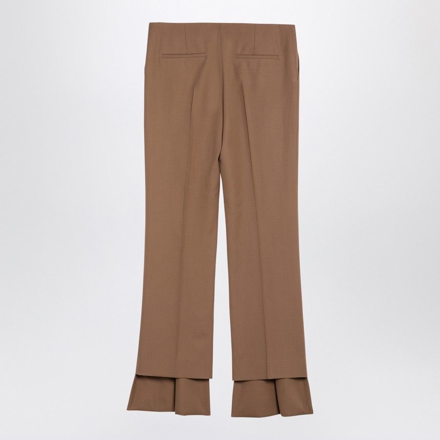 Chloe o1d2blof0824 Wool Trousers in Brown Size 30" / US 8 / IT 44 - 2 Thumbnail