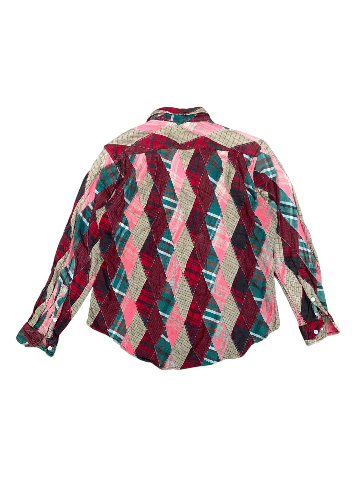Beams Plus 2000s TTU - Patchwork Japan Madris Shirt Button Up Size US M / EU 48-50 / 2 - 3 Thumbnail