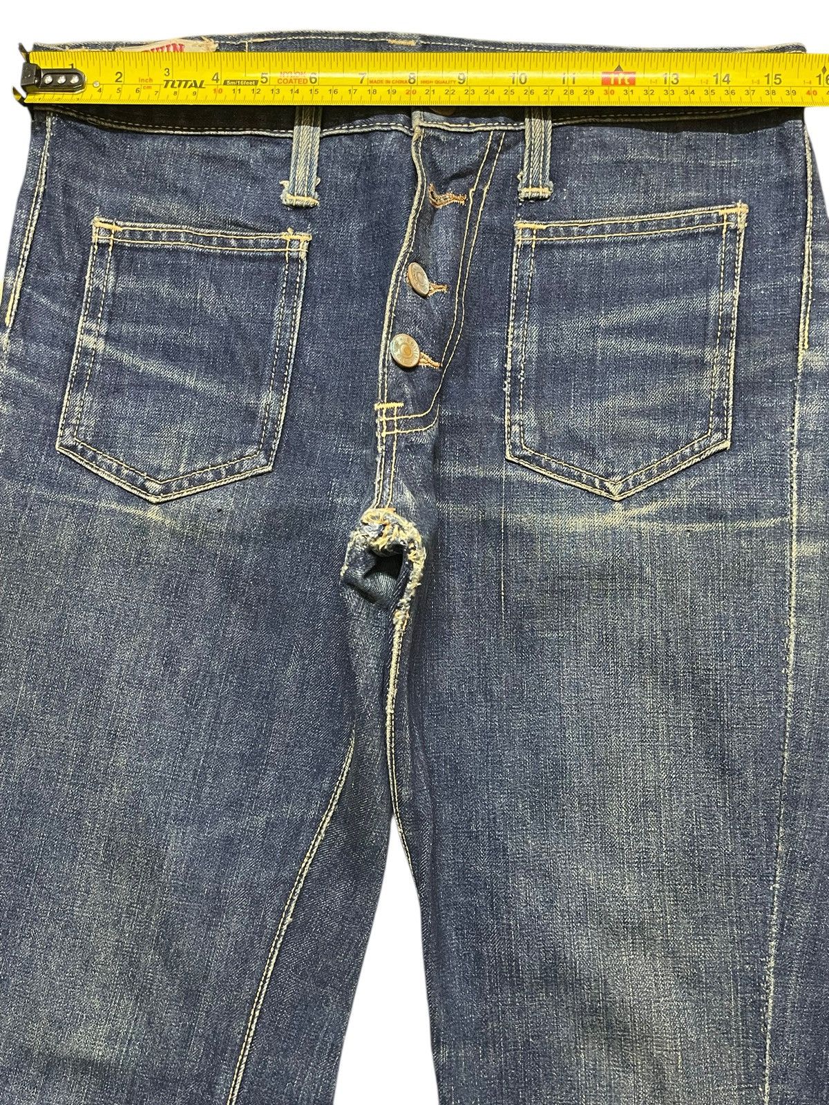 Edwin Vintage 70s Edwin 359 Bush Pants Spiral Bootcut Bell Bottom Size US 31 - 12 Thumbnail