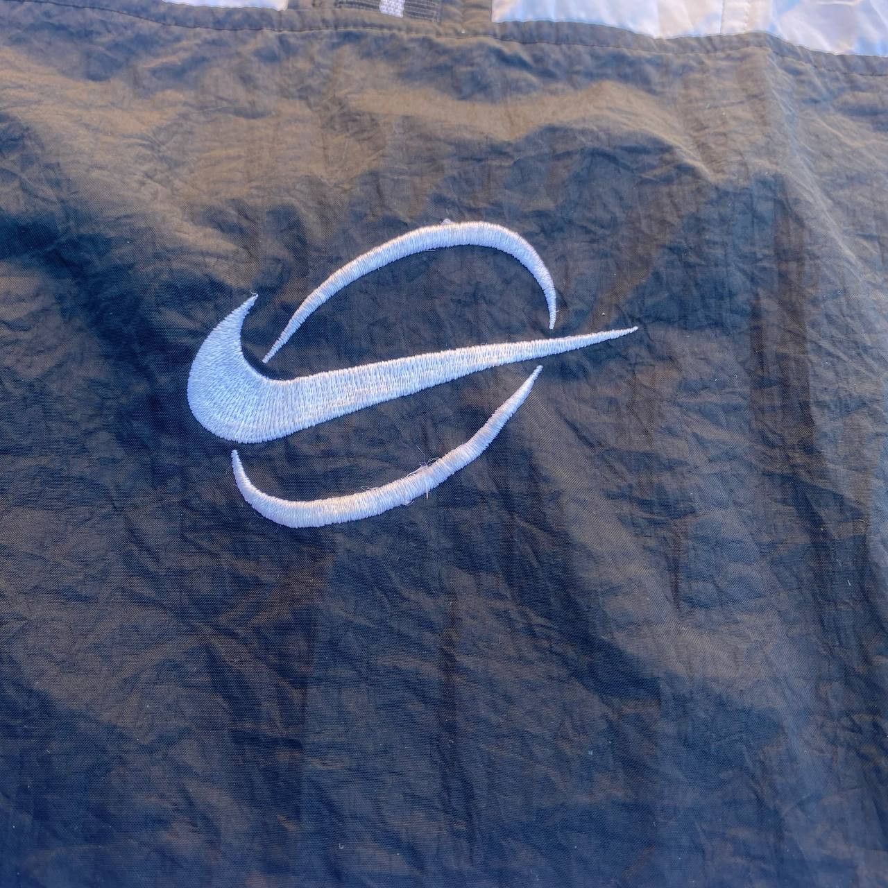 Nike Vintage Nike Center Logo 90s Half Zipper Hoodie windbreaker Size US XXL / EU 58 / 5 - 7 Thumbnail