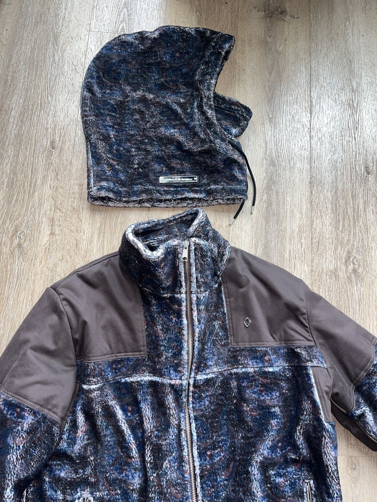Children of the discordance children of the discordance Paisley fleece jacket (PAIS COL) Size US L / EU 52-54 / 3 - 4 Thumbnail