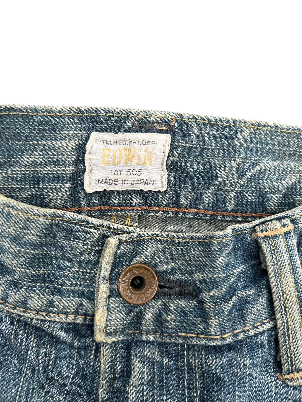 Kapital Vintage Edwin 505zx Selvedge Dirty Patina Denim jeans Size US 34 / EU 50 - 4 Thumbnail