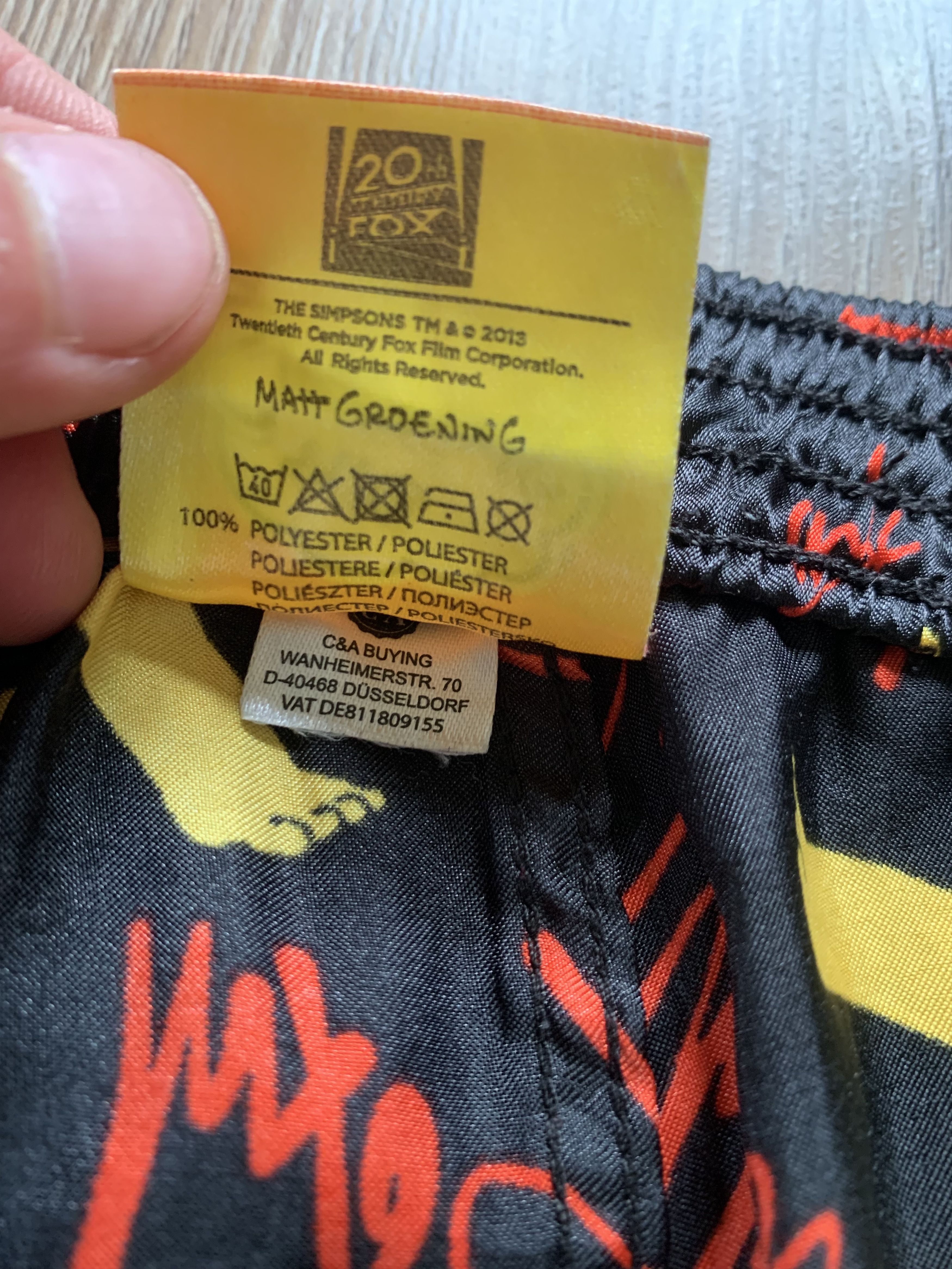 The Simpsons × Vintage The Simpsons Vintage Underwear Boxers Underpants Size US 31 - 5 Thumbnail