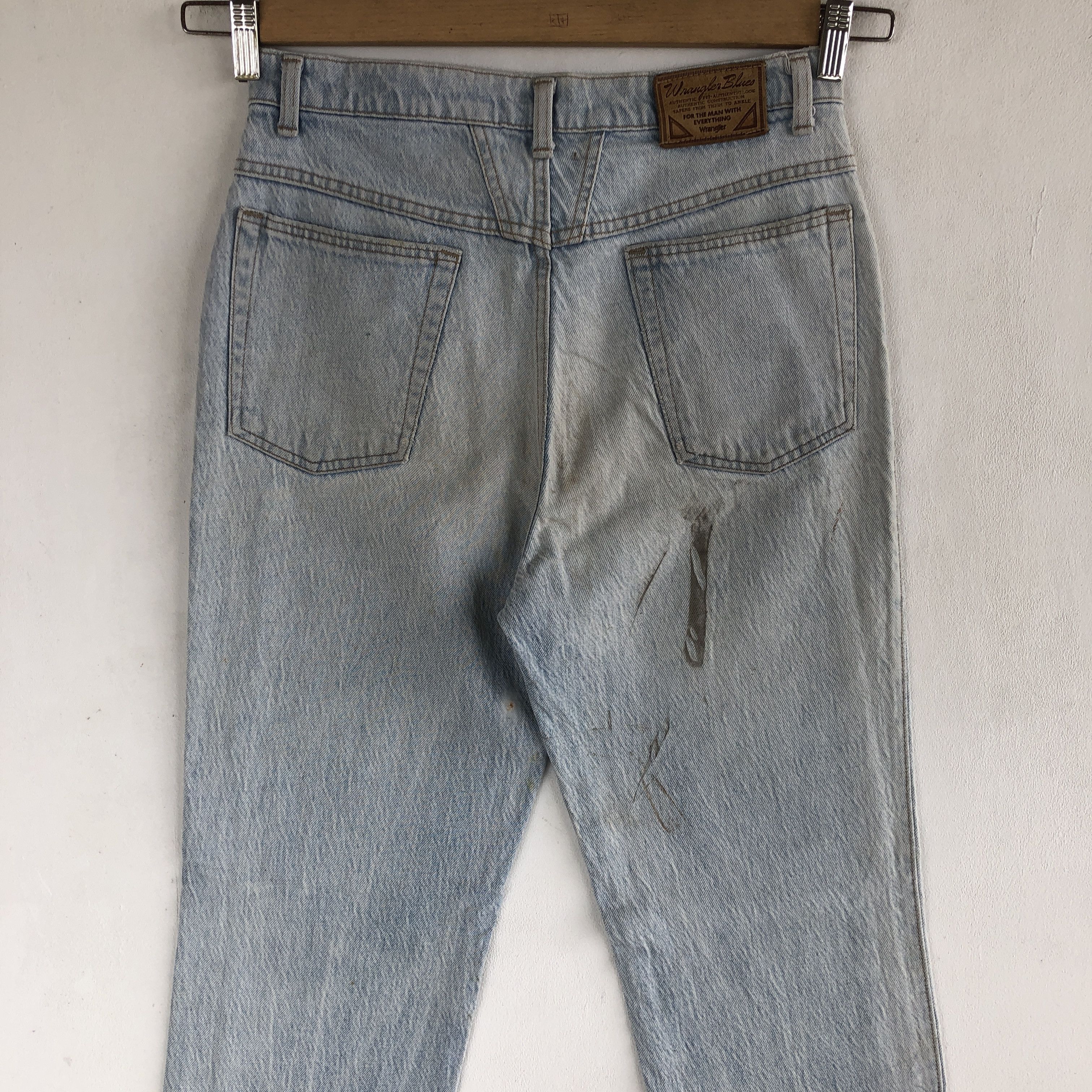 Wrangler Vintage Wrangler Sunfaded Jeans Light Wash Wrangler Denim Size 24" / US 00 / IT 34 - 4 Thumbnail