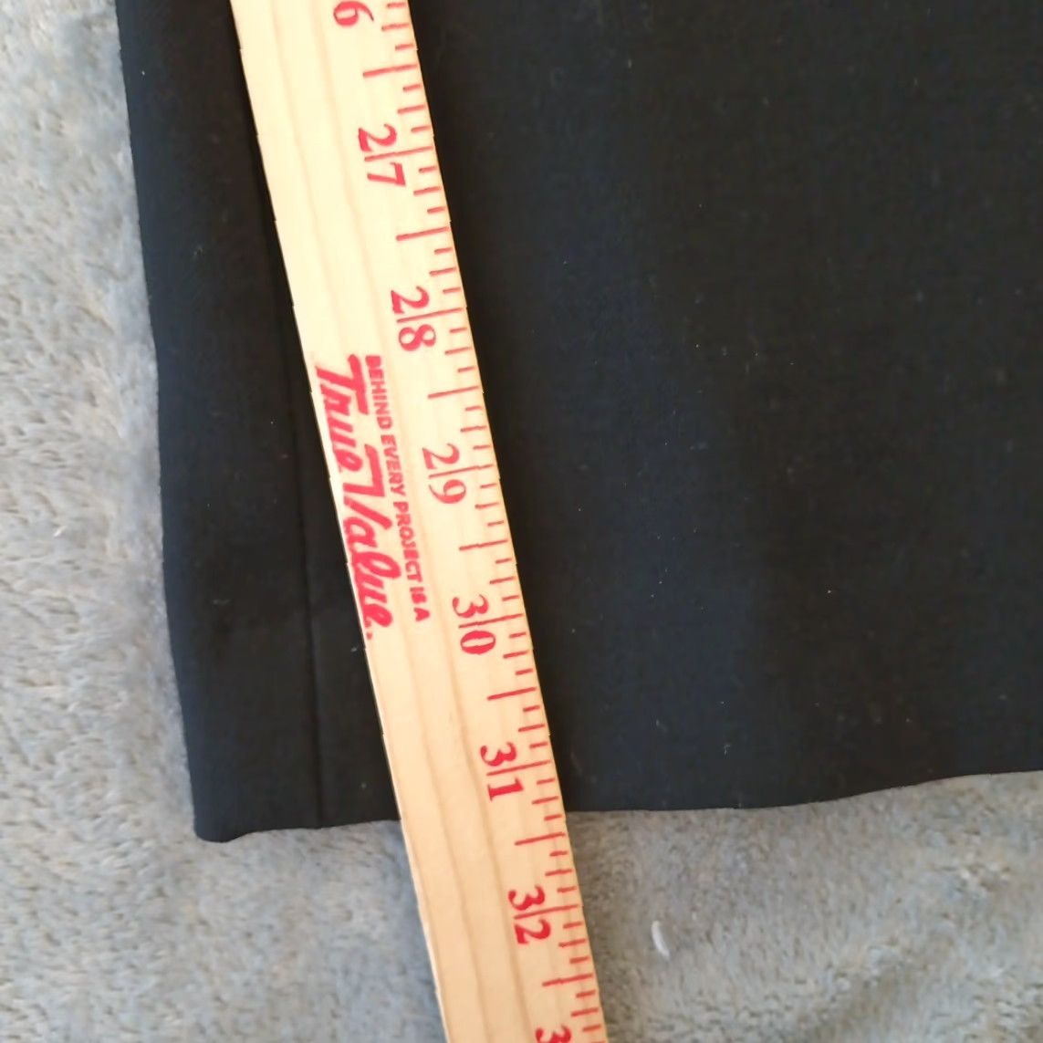 Talbots Talbots Modern Dress Pants Womens Size 12 Black Side Zip 36x31 Mid Rise Pants Women Black Dress Size 34" / US 12 / IT 48 - 4 Thumbnail