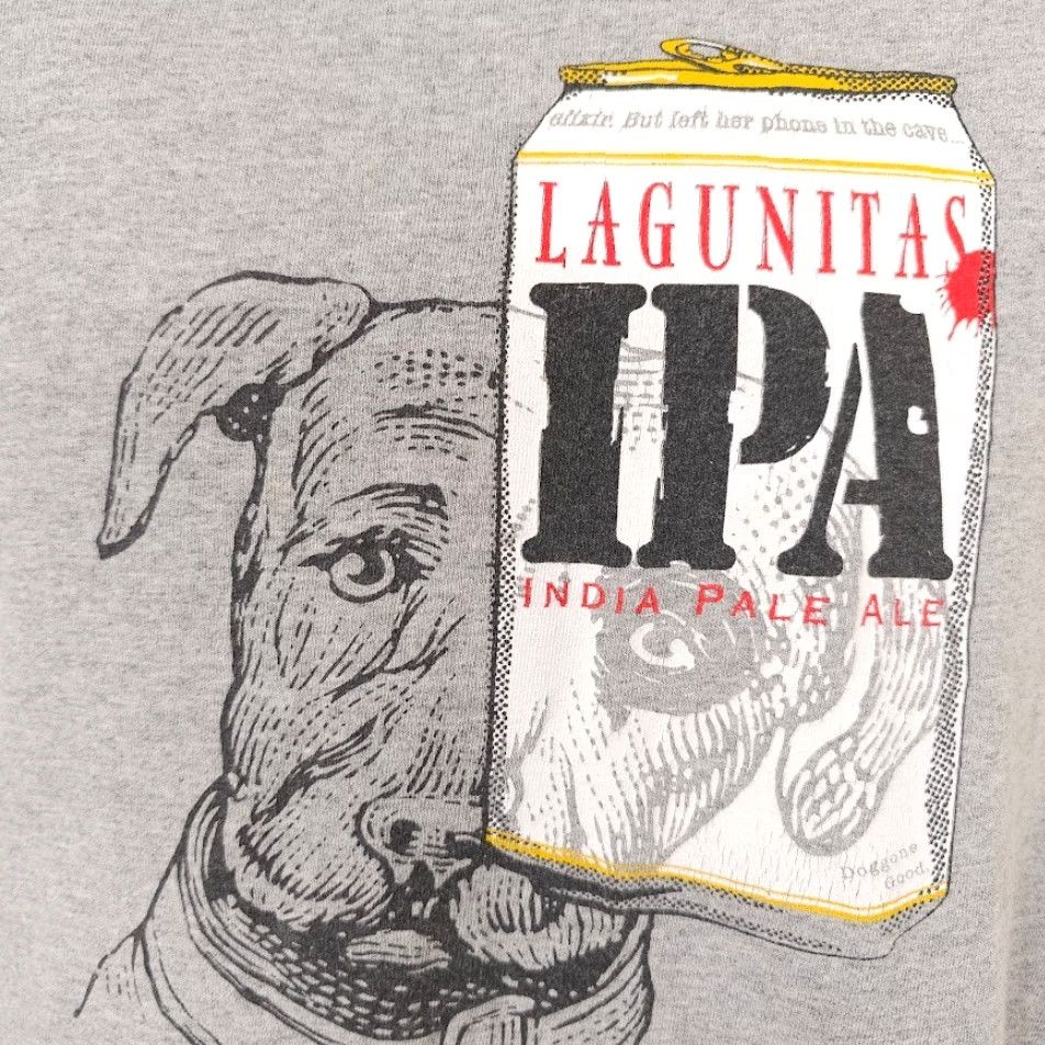 Vintage Lagunitas Brewing T Shirt Mens Size Medium Gray IPA Beer Shirt Size US M / EU 48-50 / 2 - 3 Thumbnail